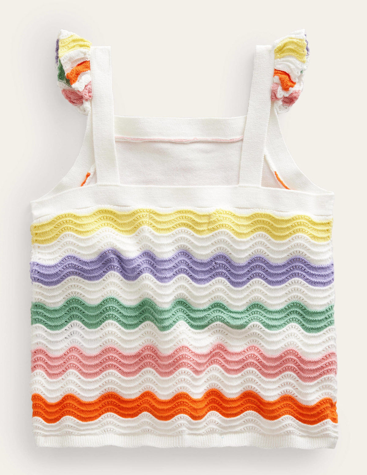 Knitted Frilled top-Multi Stripe - Image 2