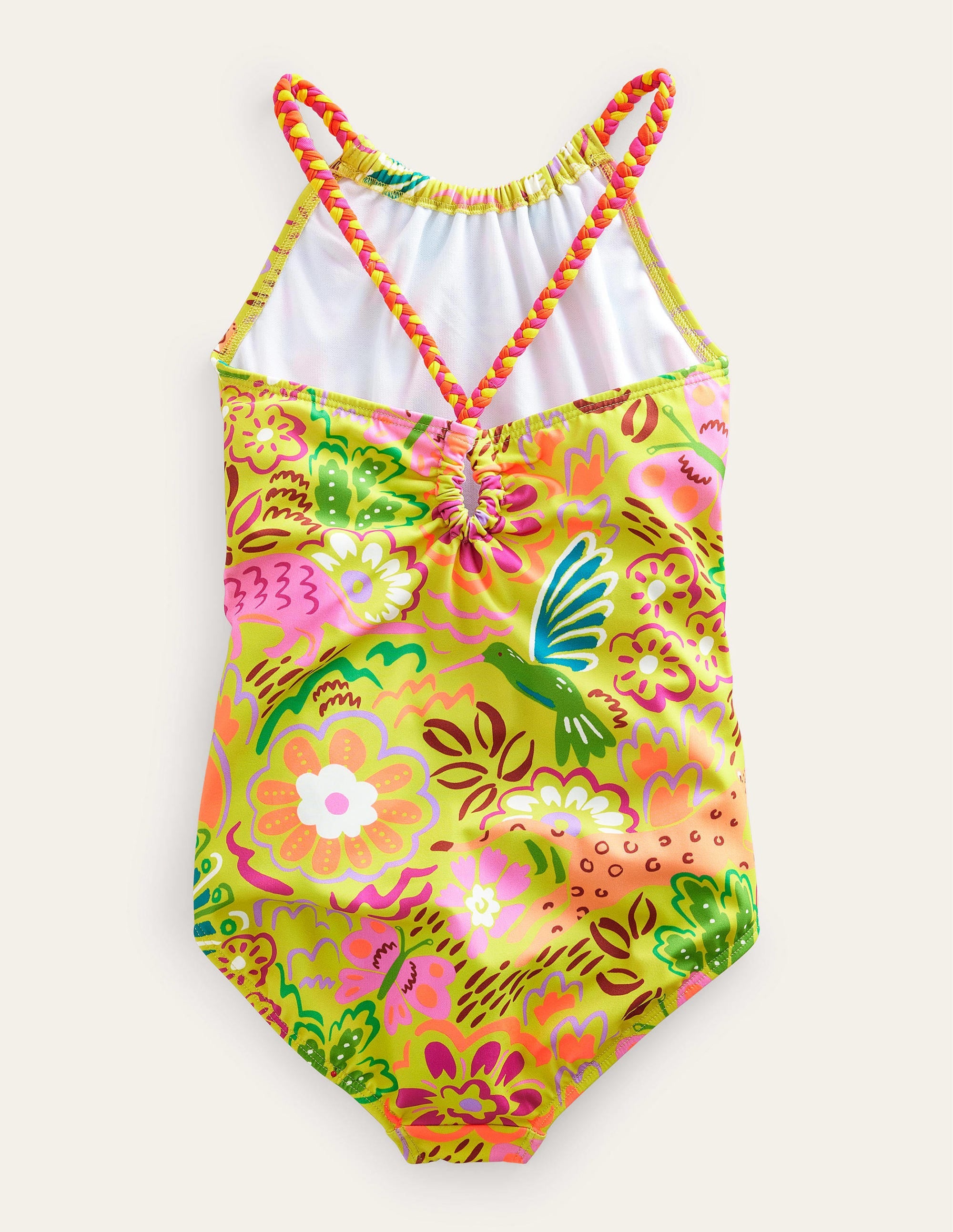 Braided Loop Back Swimsuit-Ivory, Gooseberry Animals - Image 2
