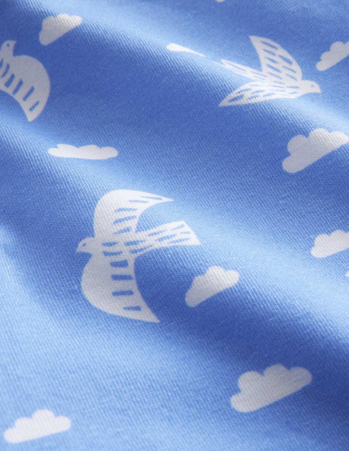 Fun Cropped Leggings-Cabana Blue Birds-3
