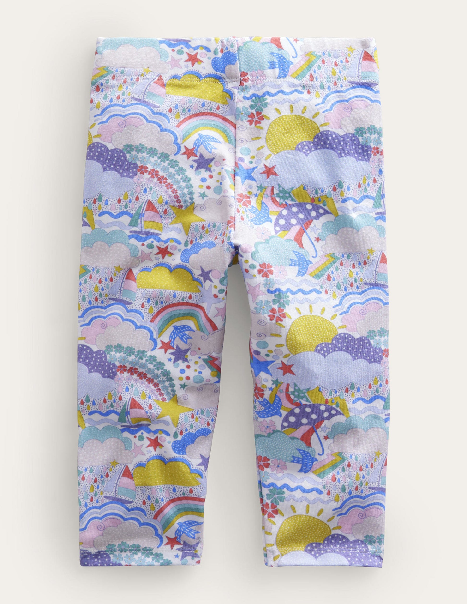 Fun Cropped Leggings-Multi Weather-2