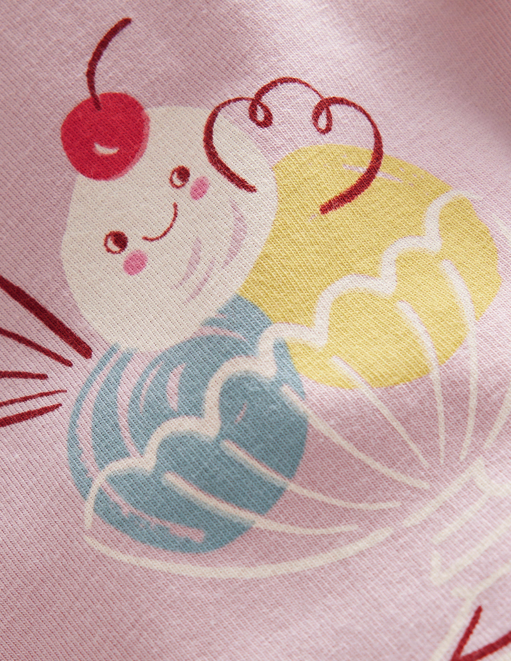Fun Cropped Leggings-Pink Ice Creams - Image 3