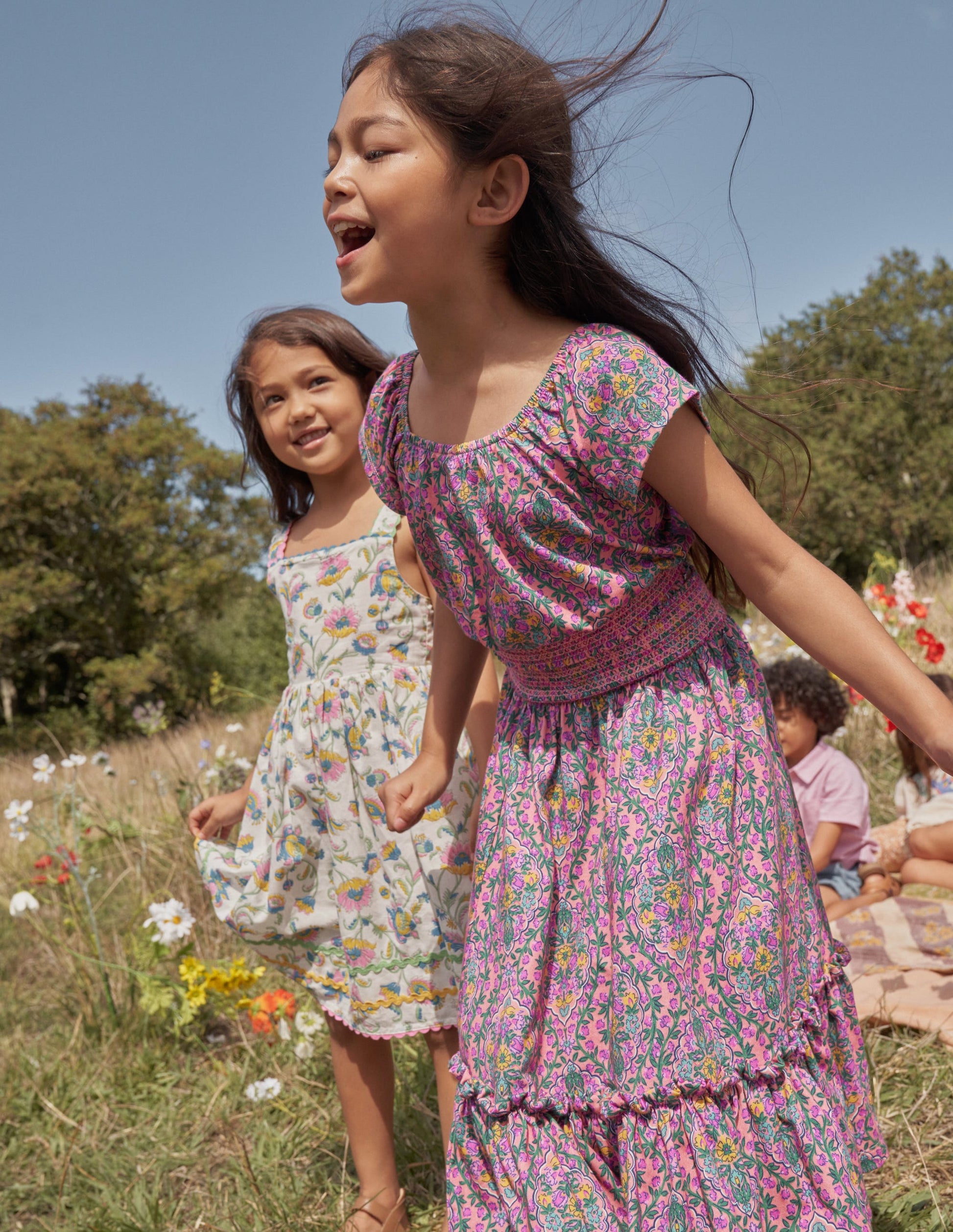 Square Neck Crop Top-Azalea Woodblock Vine-4
