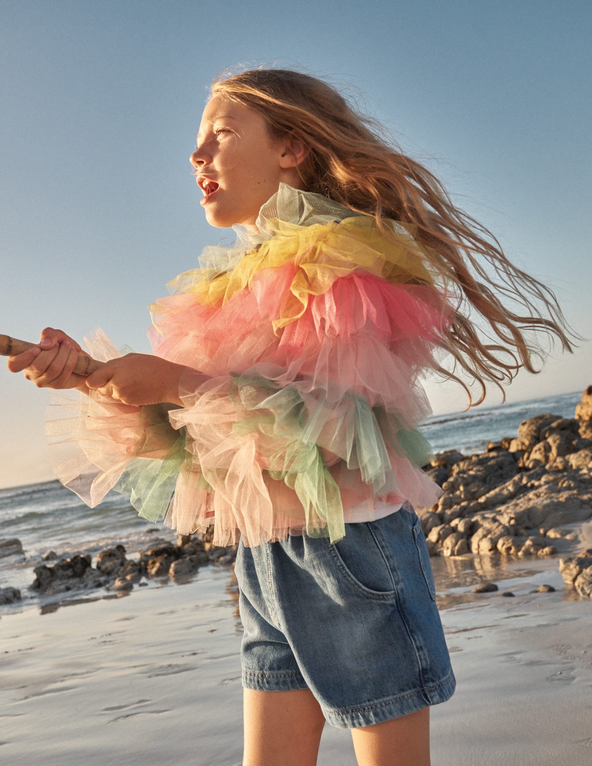 Tulle Jacket-Multi Rainbow - Image 4