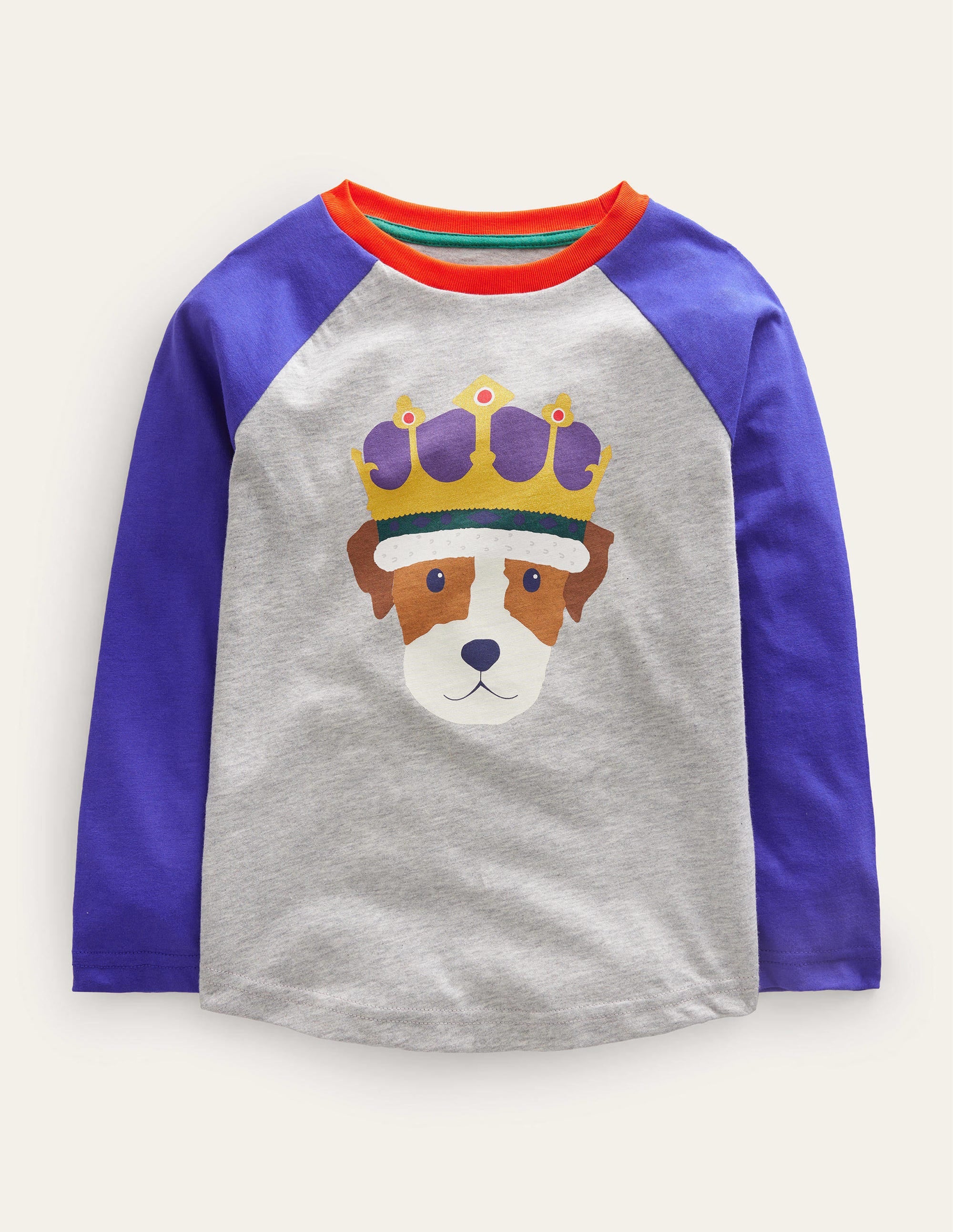 Coronation T-shirt-Bluing/Grey Marl - Image 1