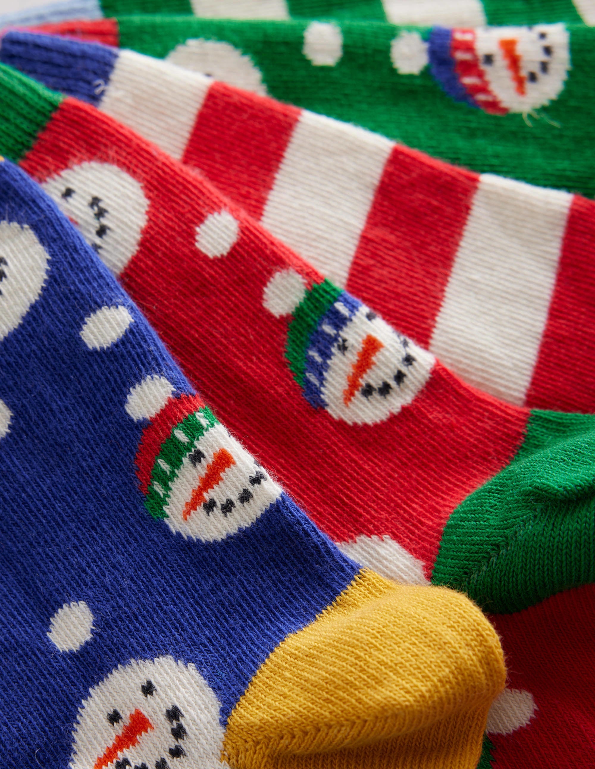 Socks 5 Pack-Festive Stripes - Image 2