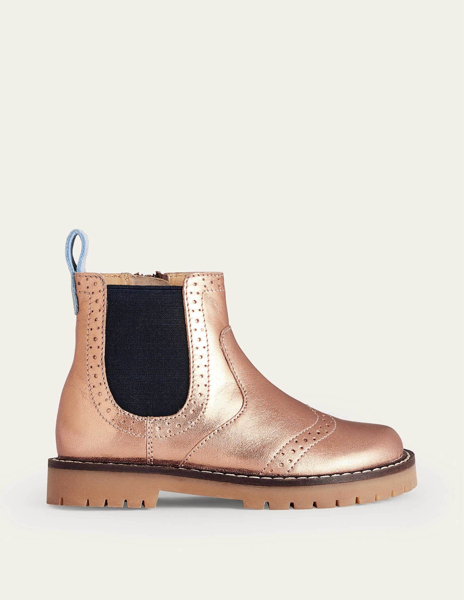 Leather Chelsea Boots-Classic Bronze-1
