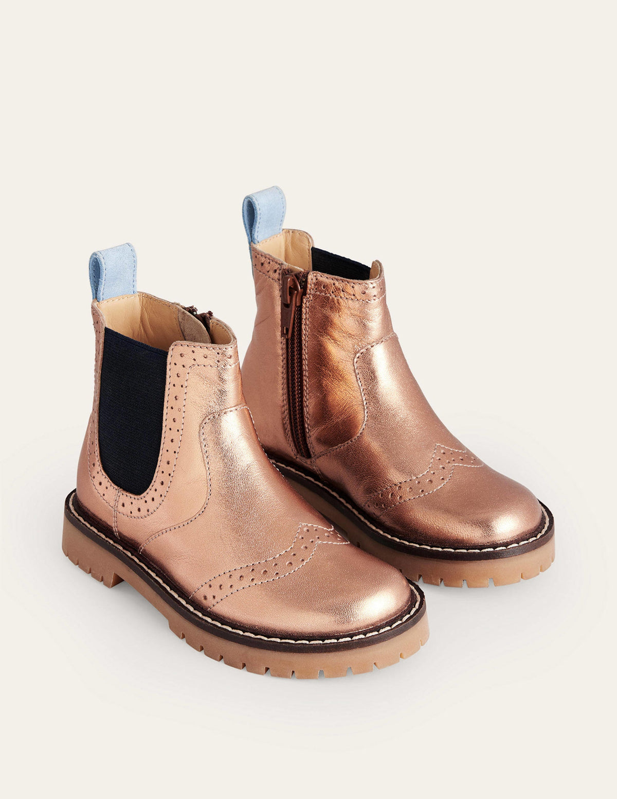 Leather Chelsea Boots-Classic Bronze - Image 2