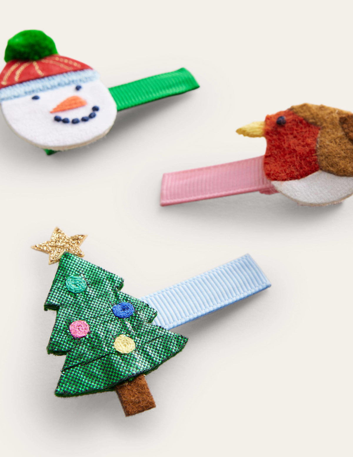 Hair Clips 3 Pack-Festive - Image 2