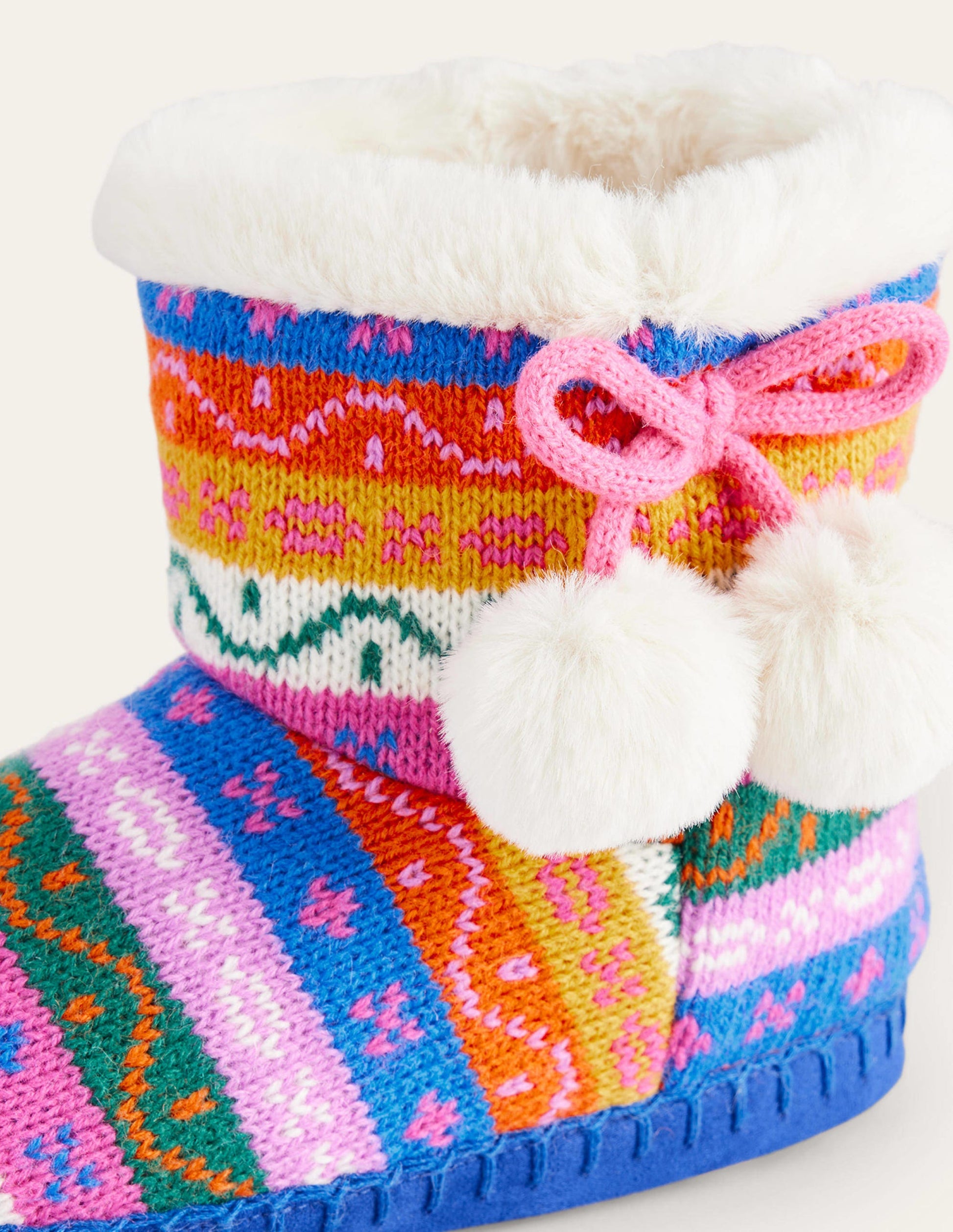 Slipper Boots-Multi Stripe-3