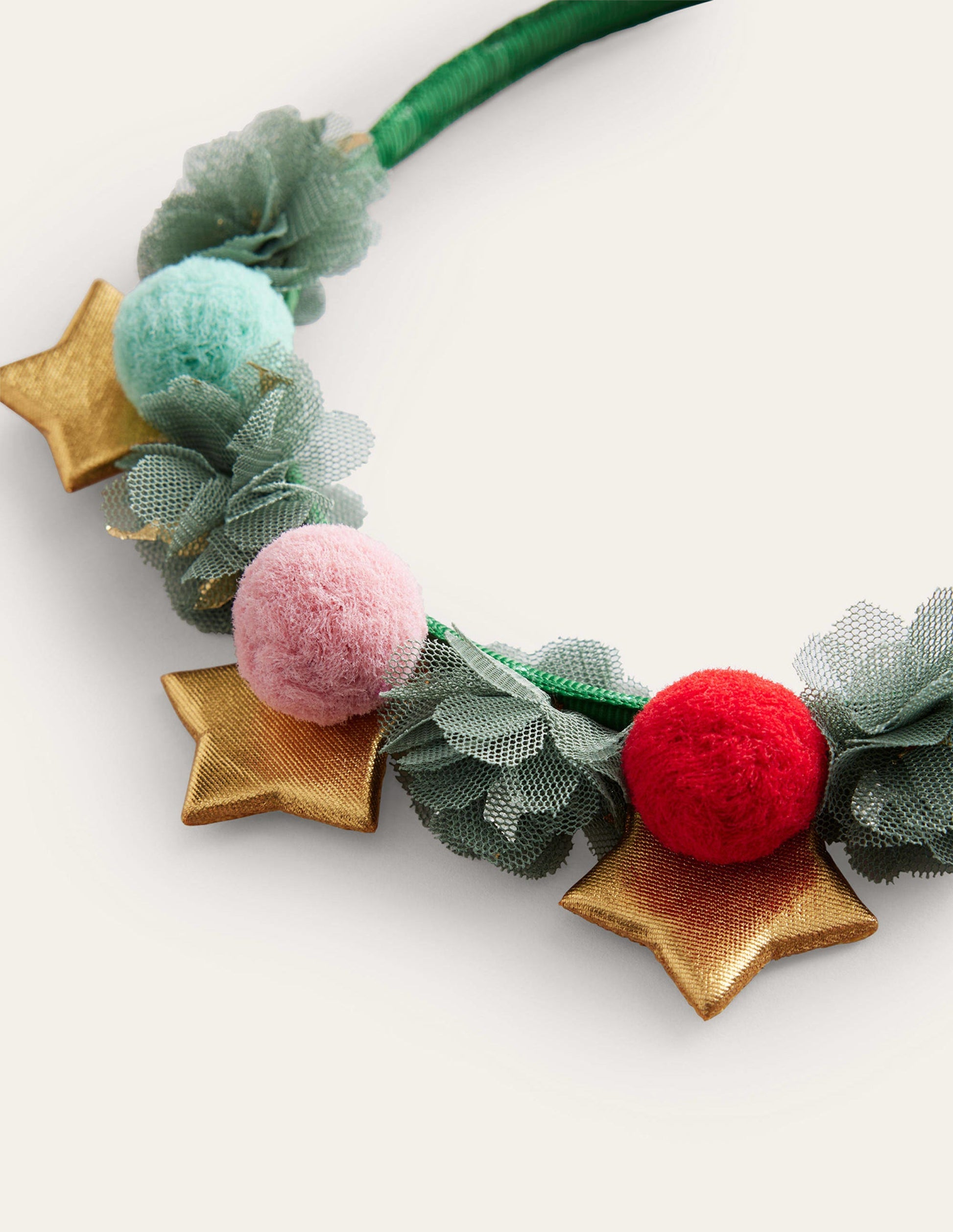 Star Pom Pom Headband-Reed-2