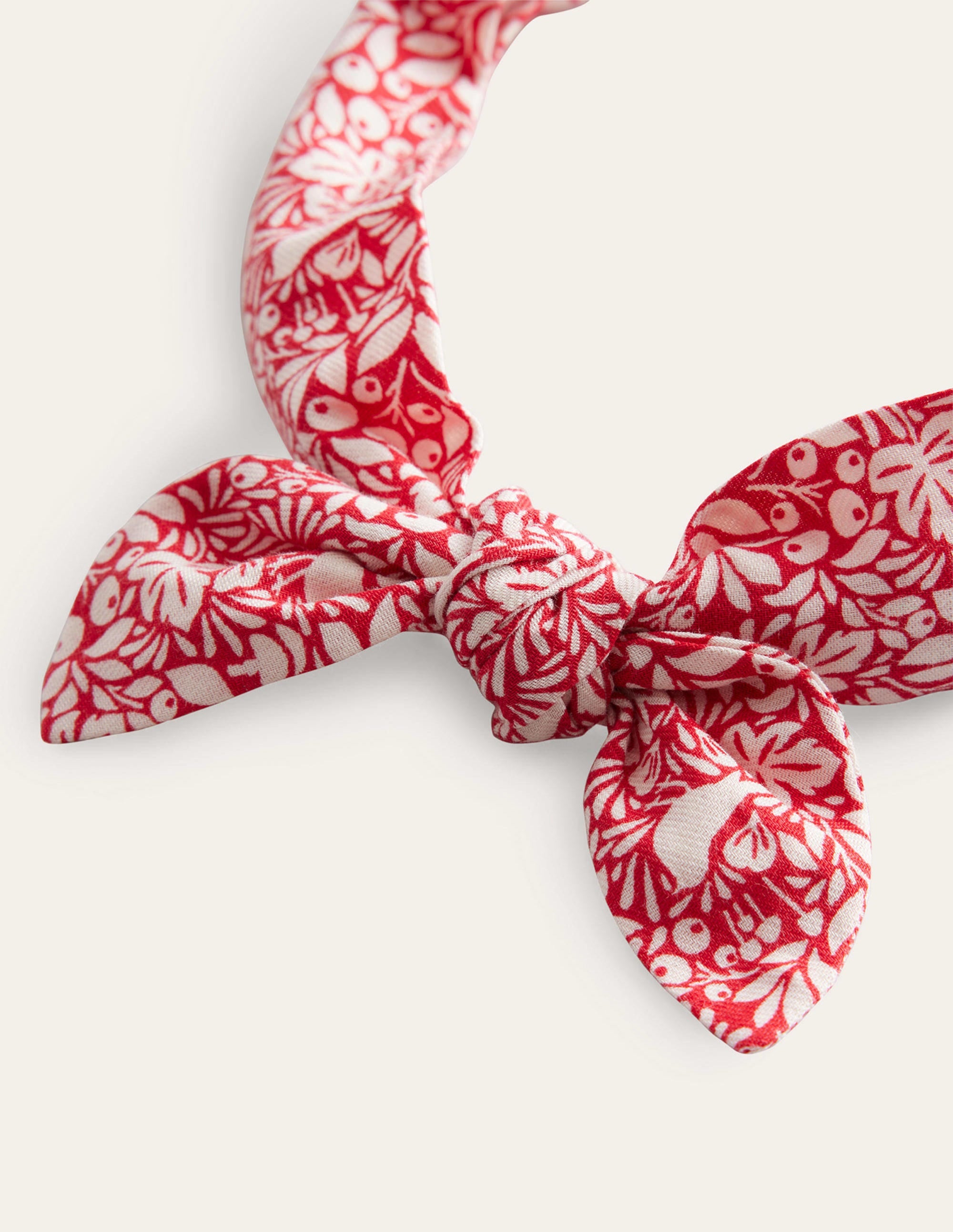 Bow Headband-Rockabilly Red Robins - Image 2