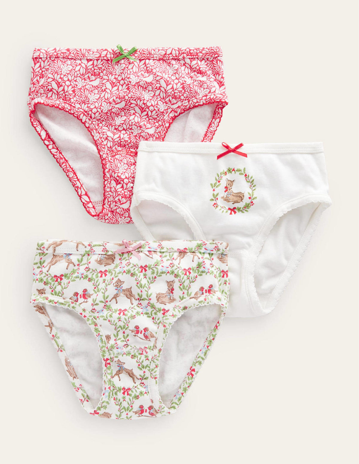 7 Pack Underwear-Red Festive - Image 1