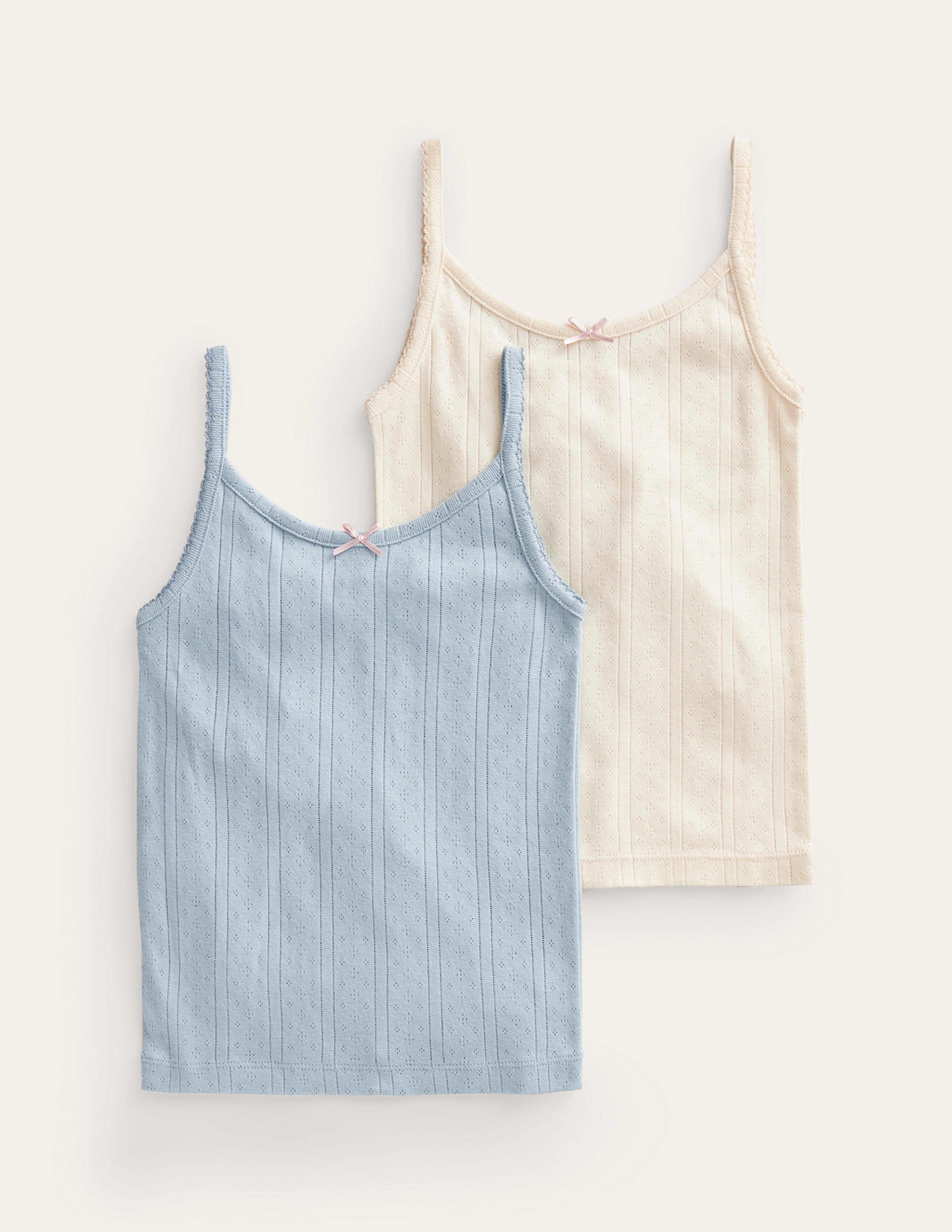 Tank Top 2 Pack-Multi Pointelle - Image 1