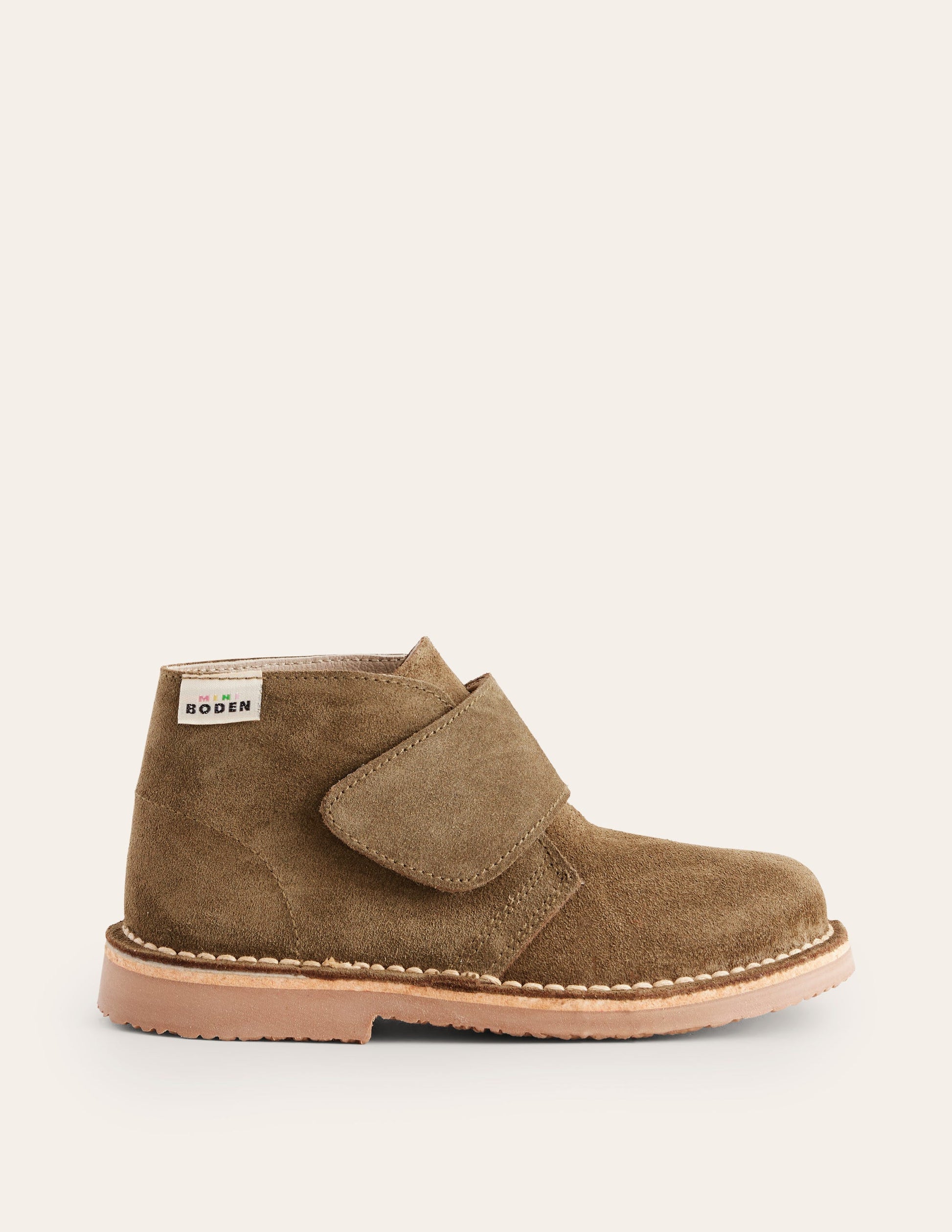 Suede Desert Boot-Khaki-1