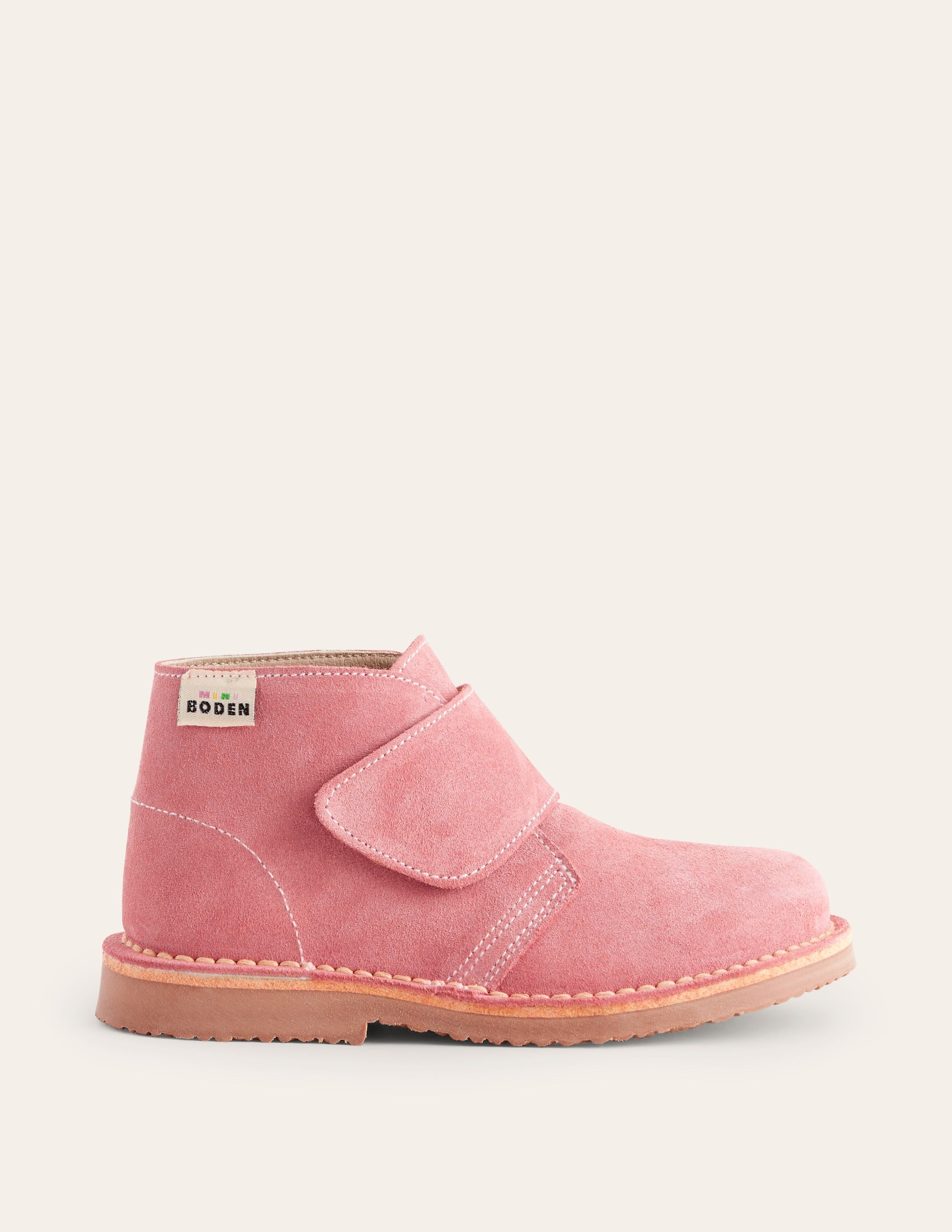 Suede Desert Boot-Pink - Image 1