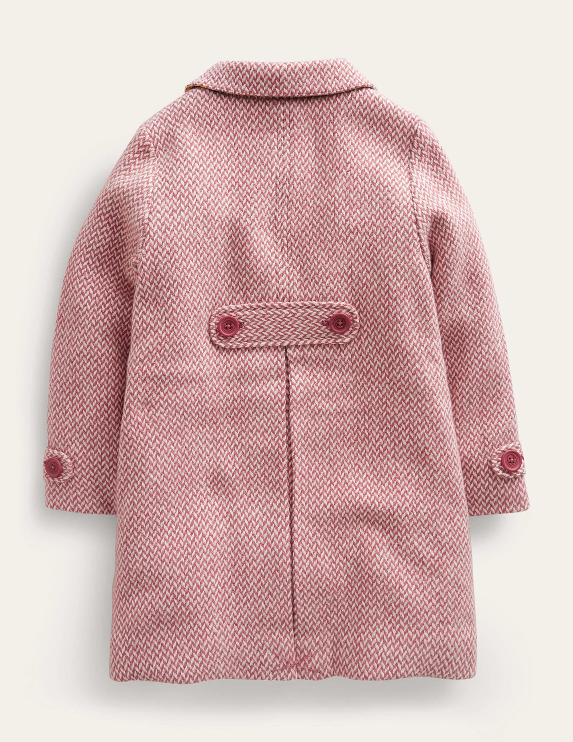 Wonderful Wool Blend Coat-Pink Twill - Image 2