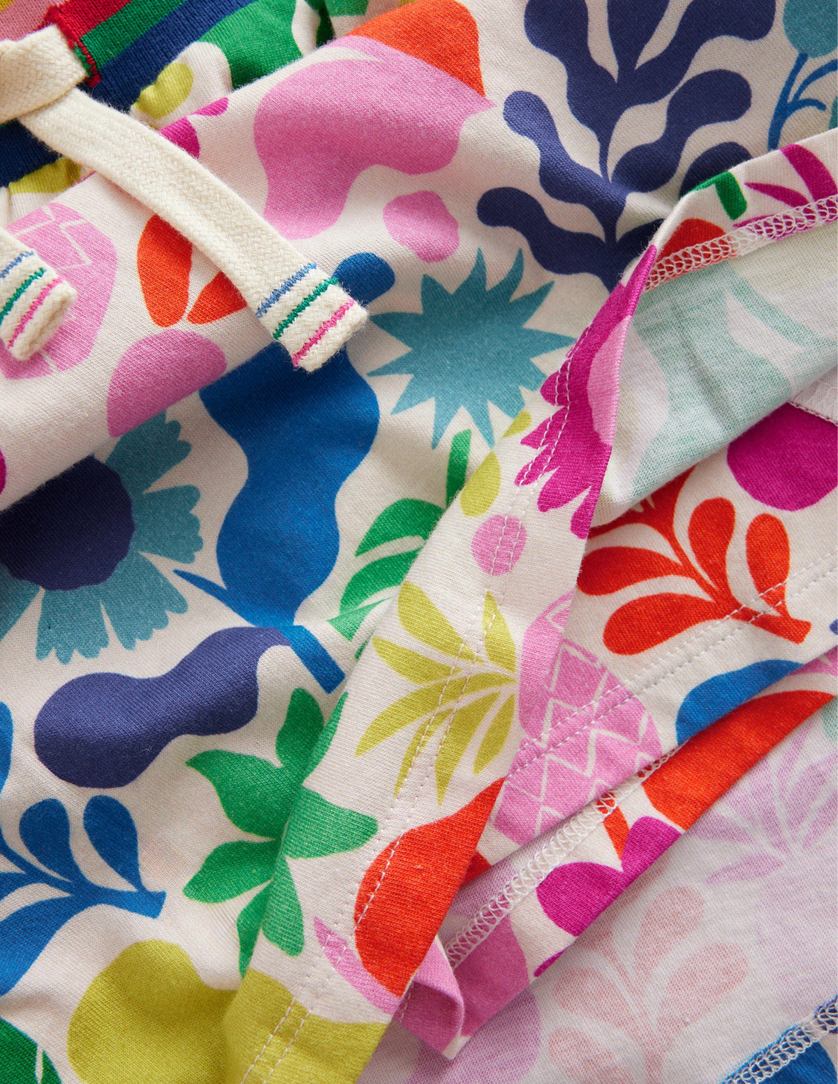 Printed Jersey Skort-Multi Holiday Floral - Image 3