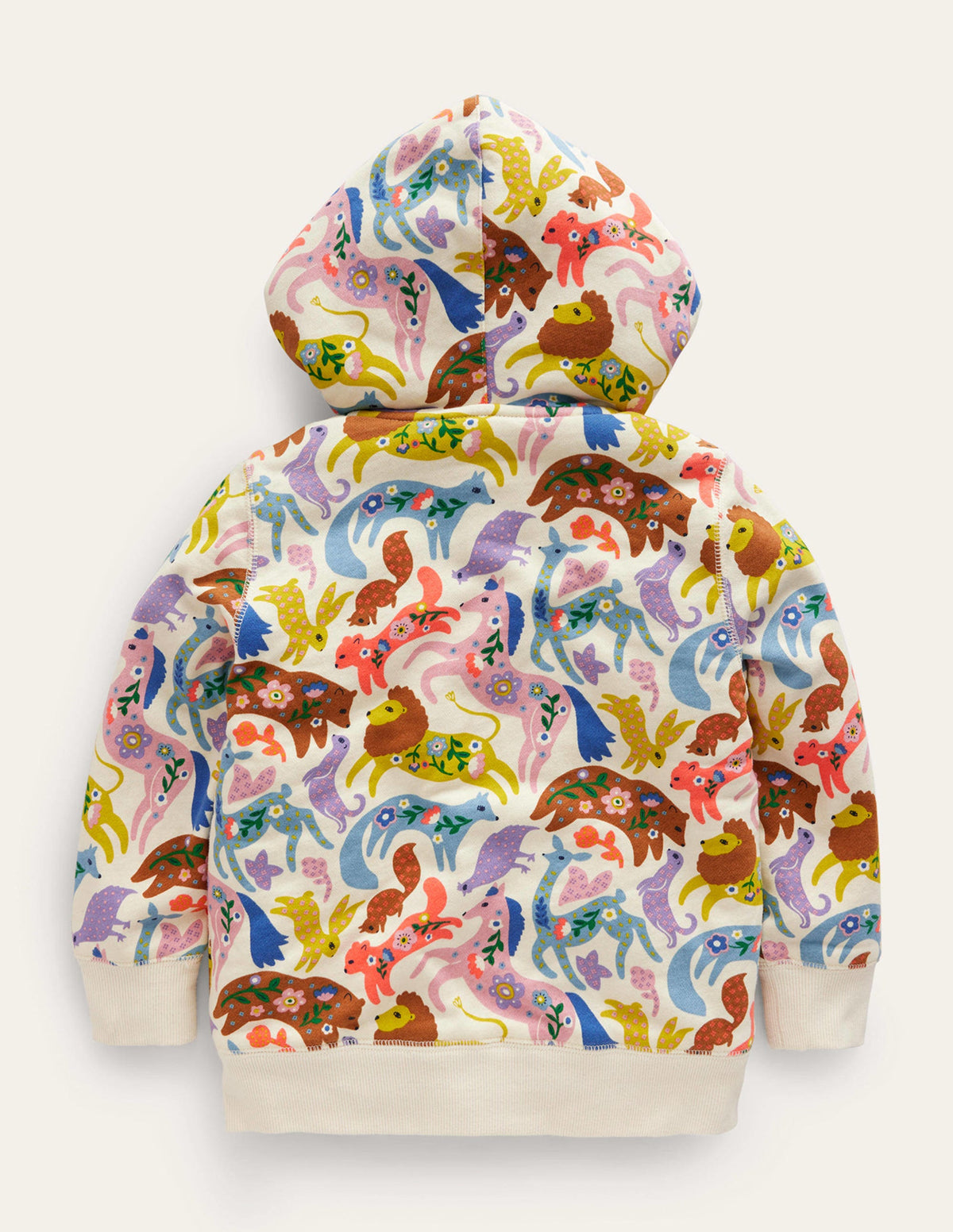 Shaggy-lined Hoodie-Multi Folk Friends - Image 2