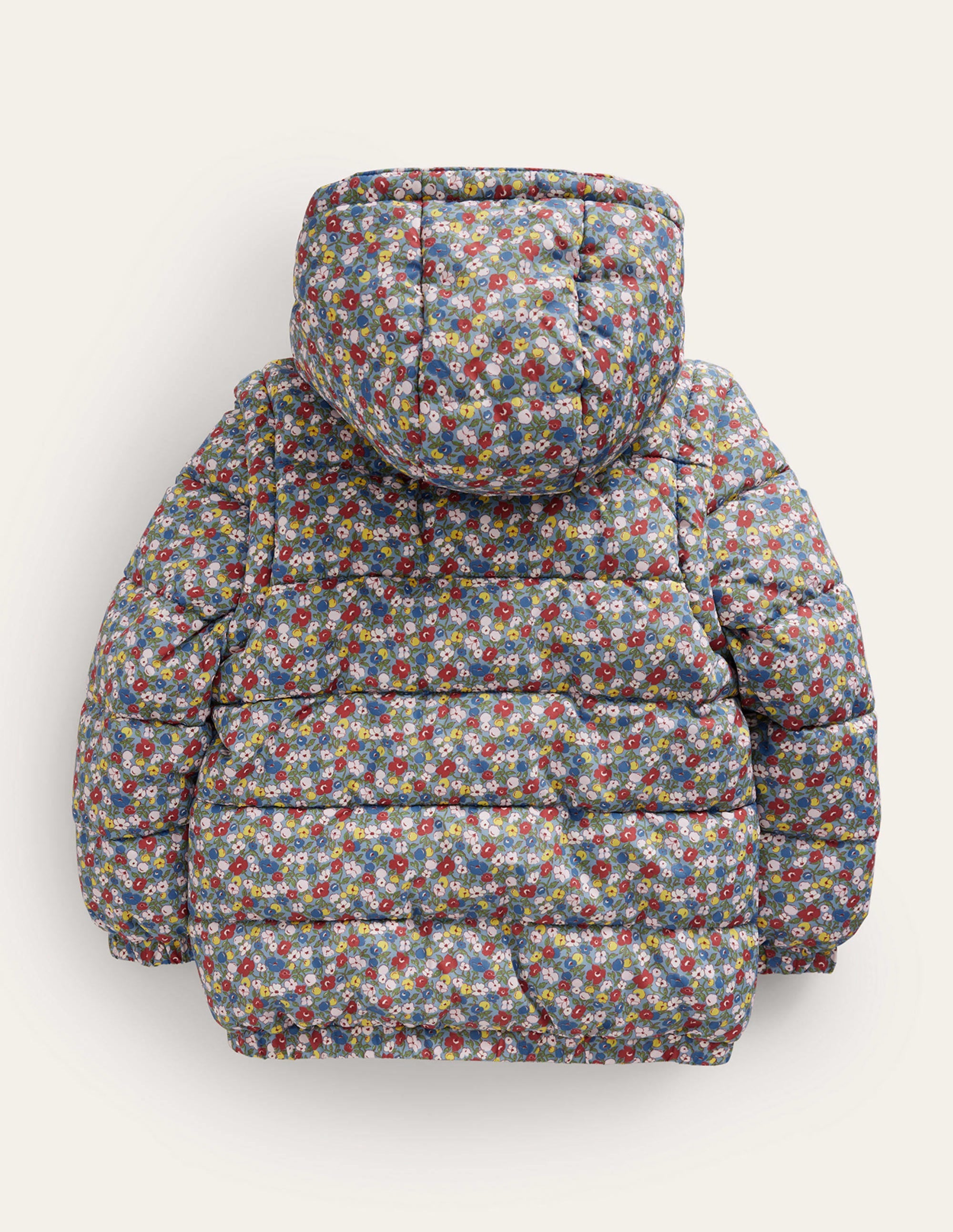 2-in-1 Padded Coat-Pebble Blue Flower Bud - Image 2