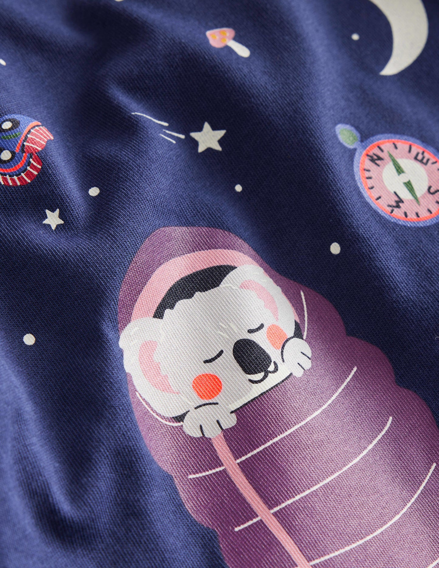 Metallic Logo T-shirt-College Navy Camping