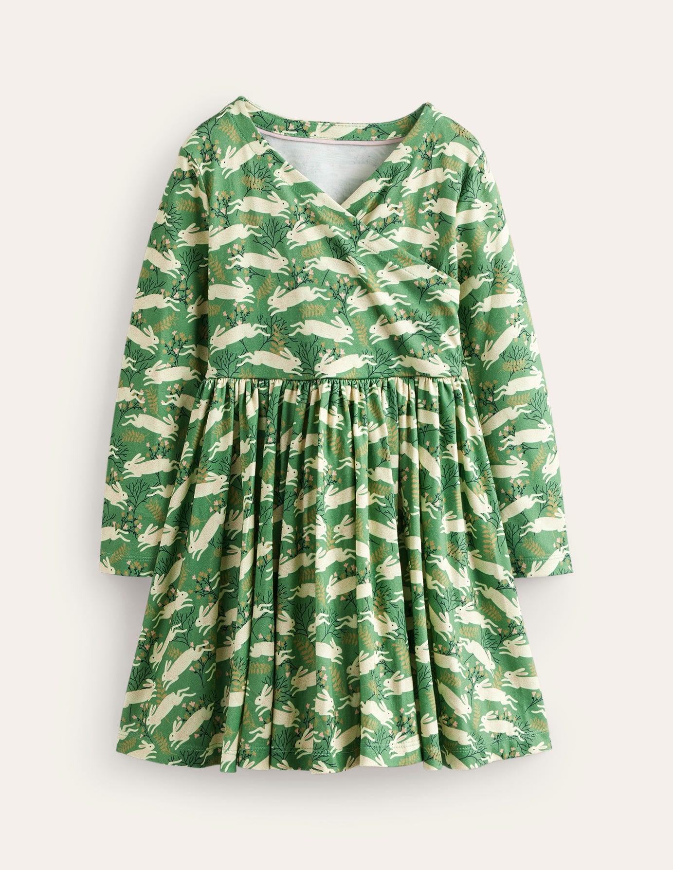 Twirly Ballerina Dress-Green Bunny Hop - Image 1