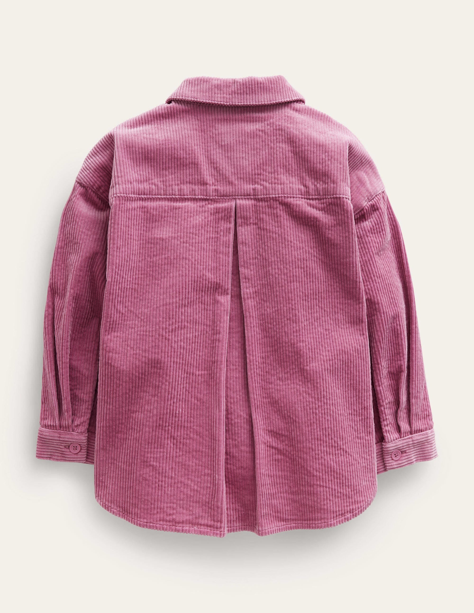Relaxed Cord Shirt-Teacup Pink - Image 2