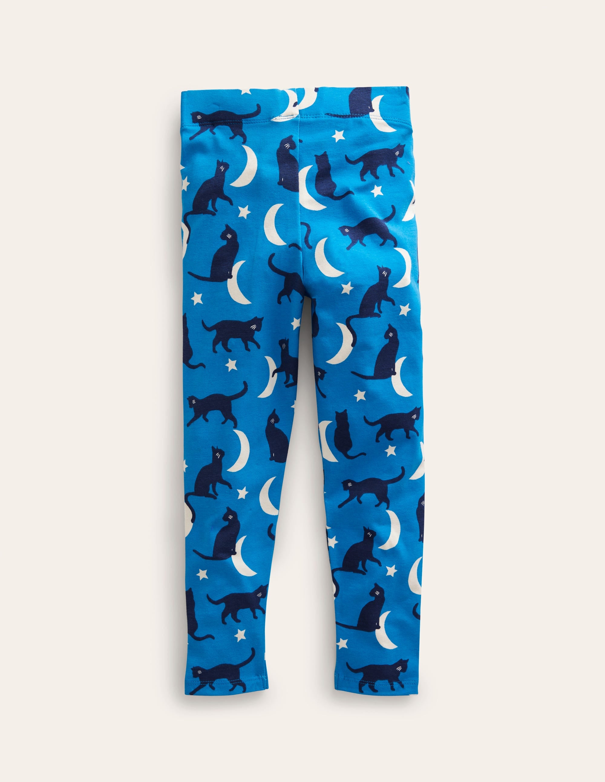 Fun Leggings-Bright Blue Cats - Image 2