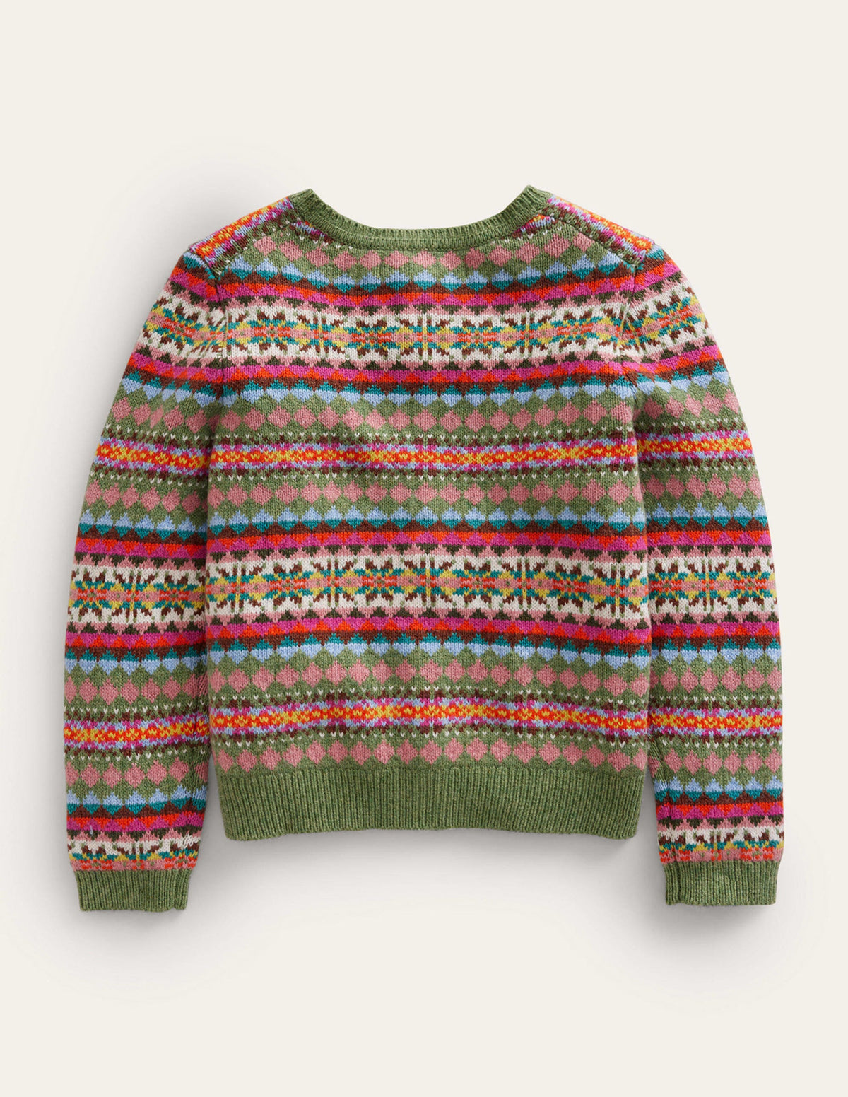 Fair Isle Cardigan-Multi Fair isle - Image 2