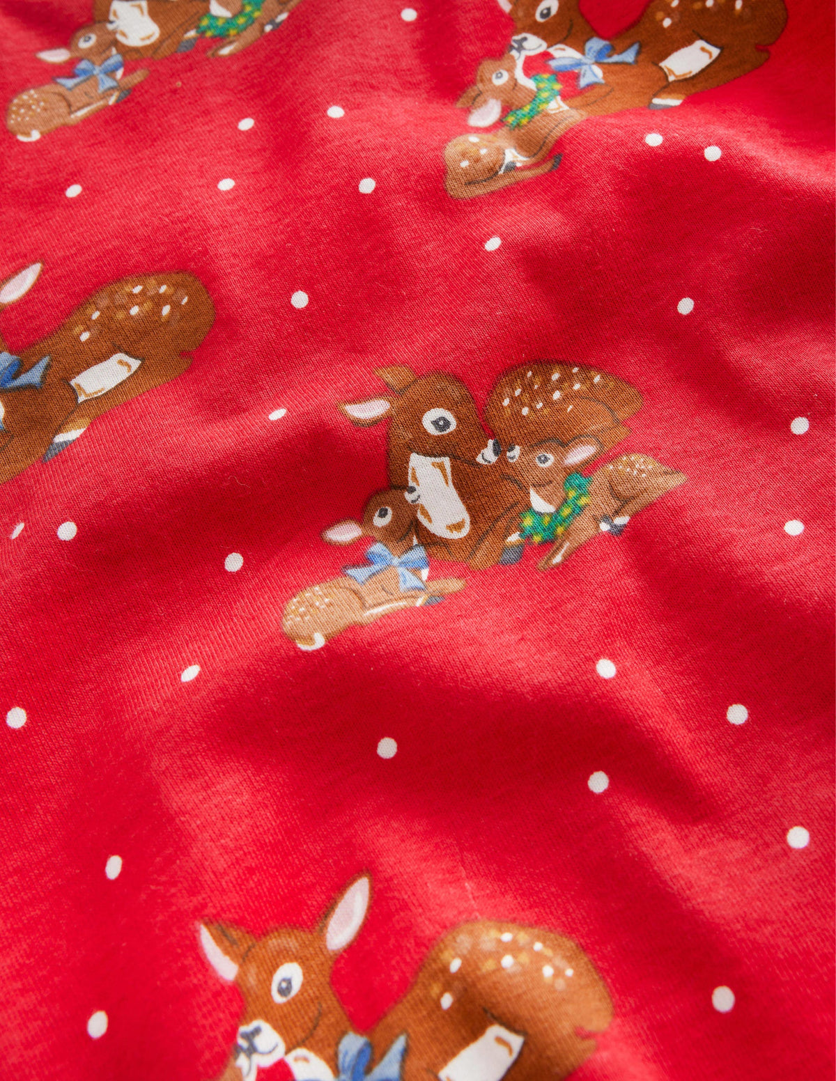 Snug Long John Pajamas-Rockabilly Red Deer - Image 3