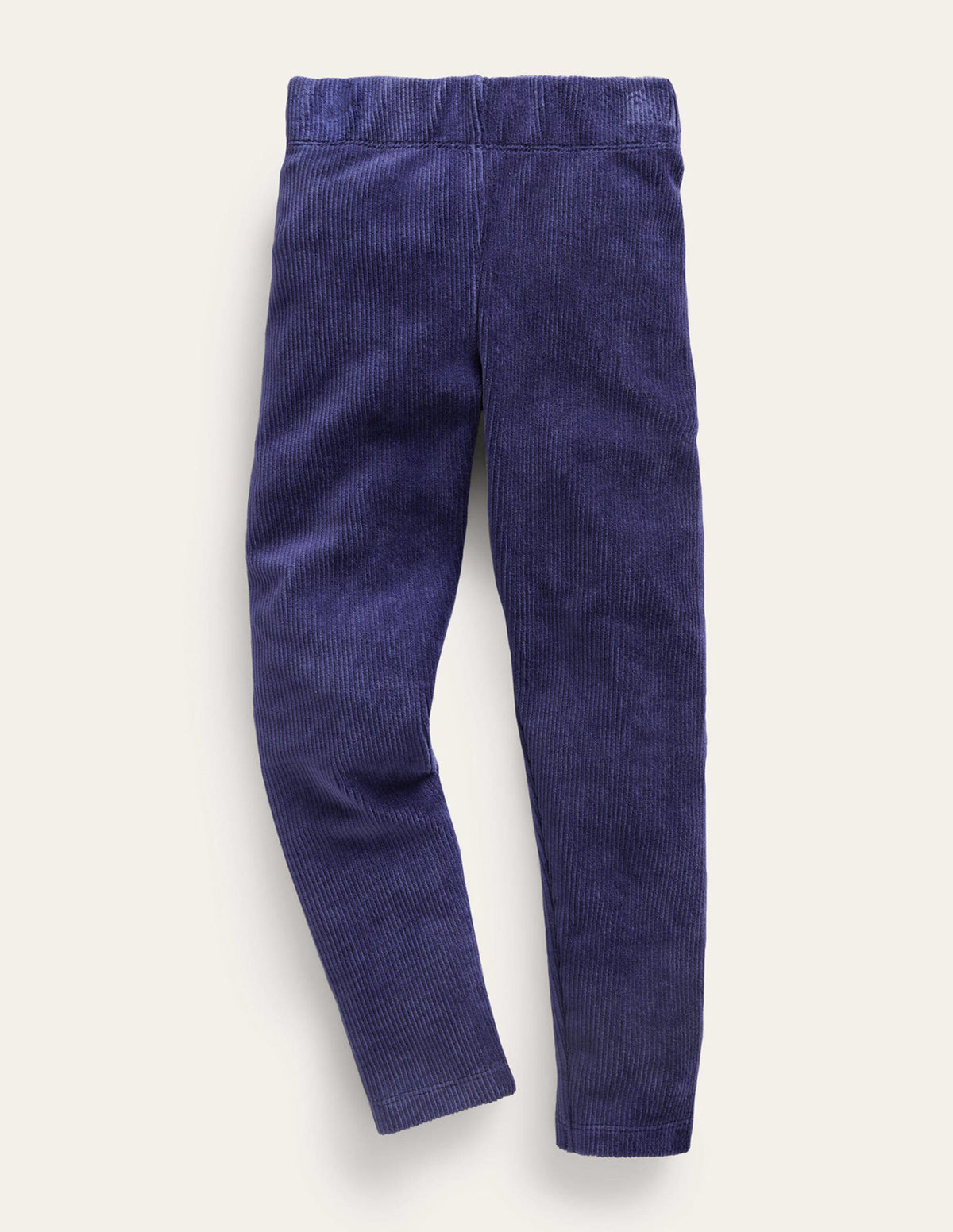 Velour Rib Leggings-Navy-1