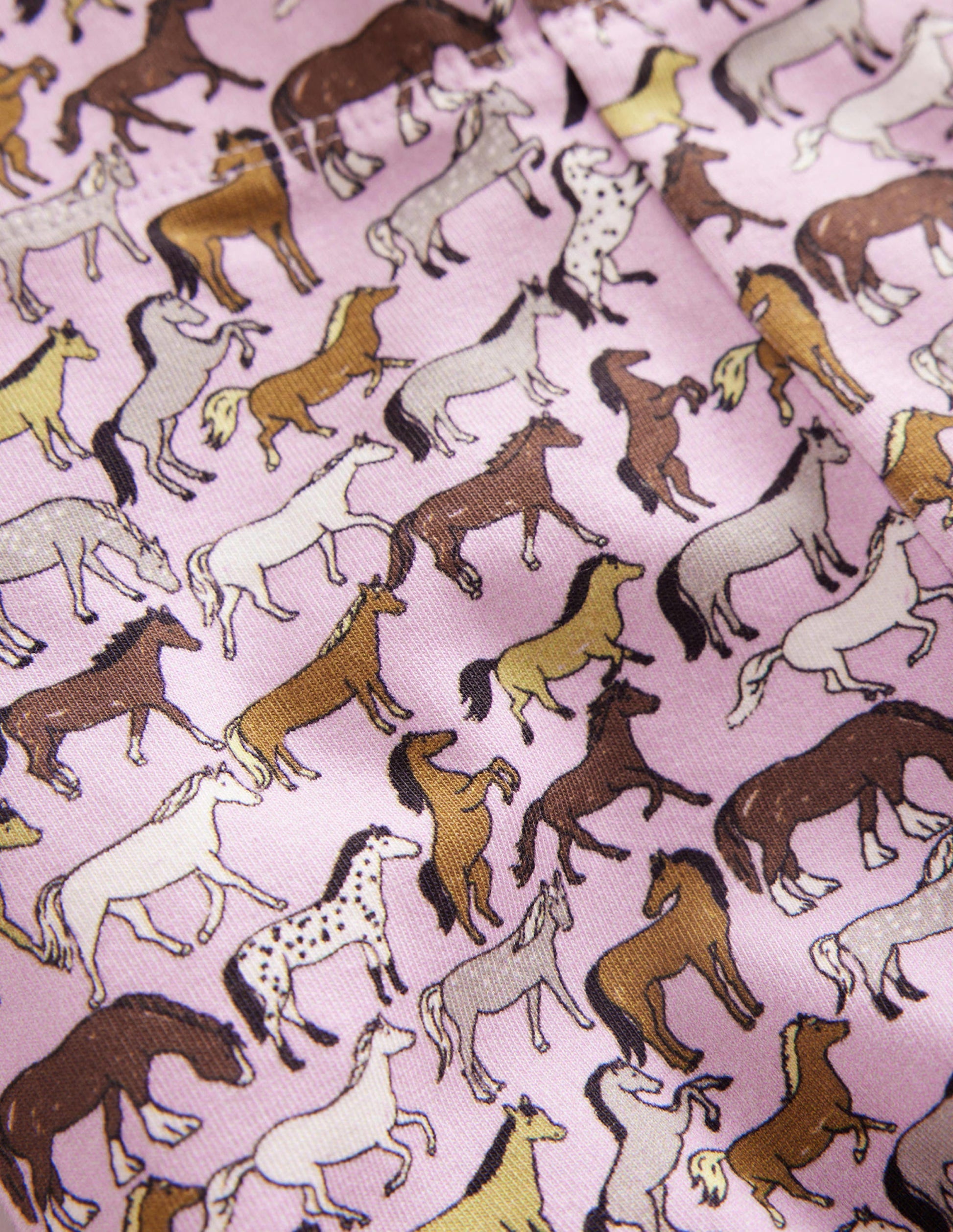 Fun Cosy Leggings-Formica Pink Horses-3