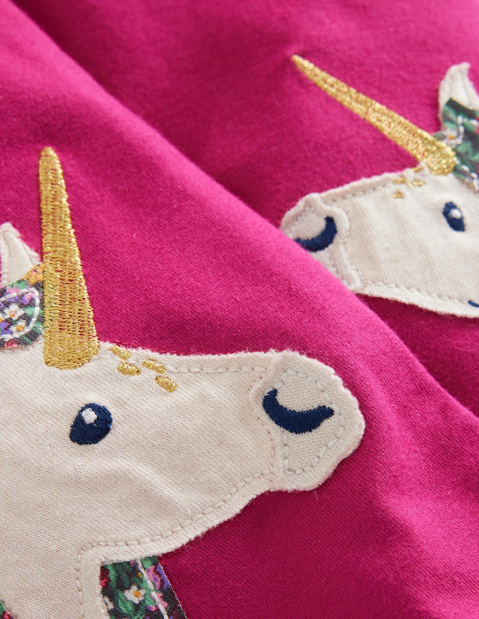 Appliqué Leggings-Penelope Pink Animals - Image 3