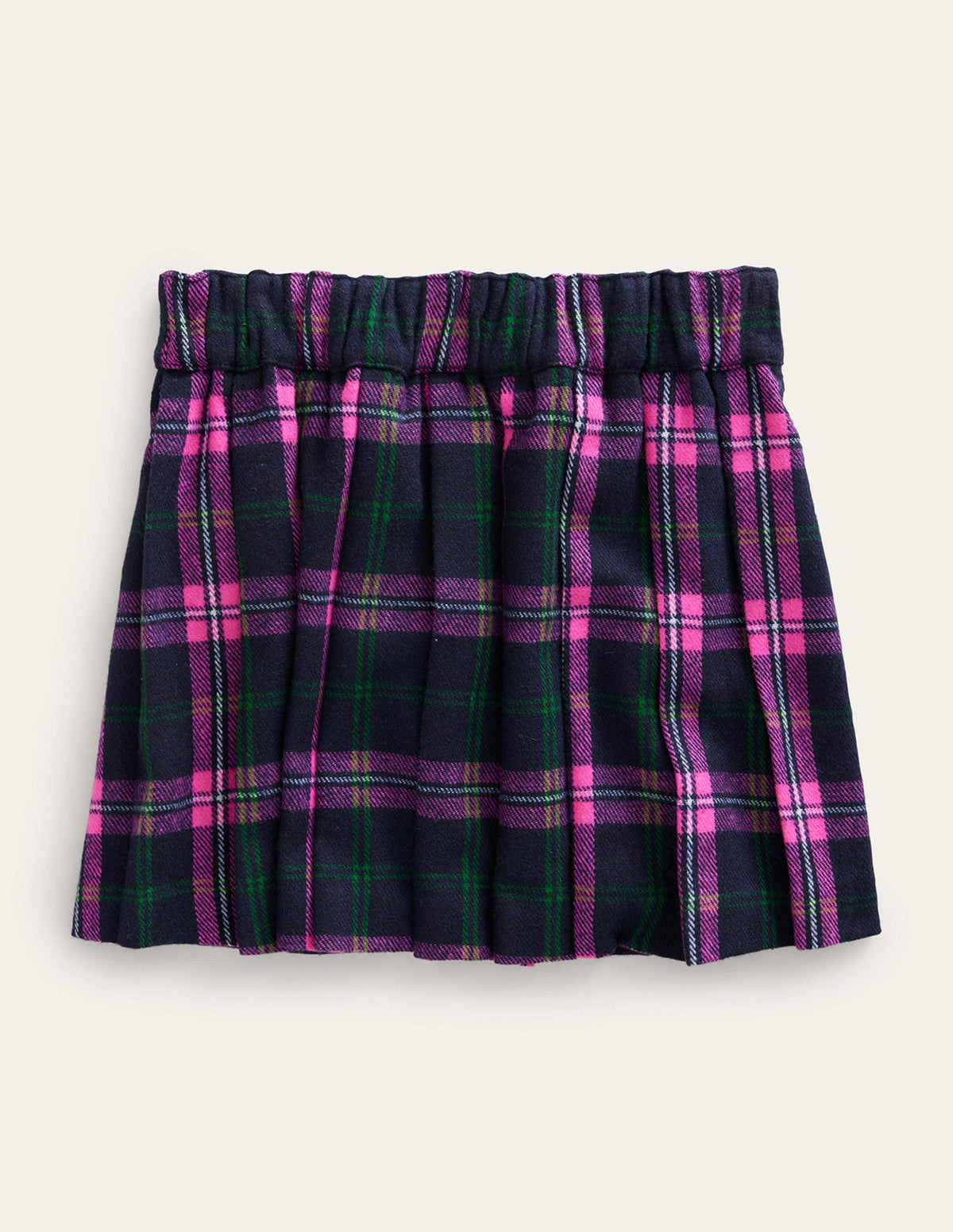 The Helen Kilt-School Navy / Mid Pink Check - Image 2