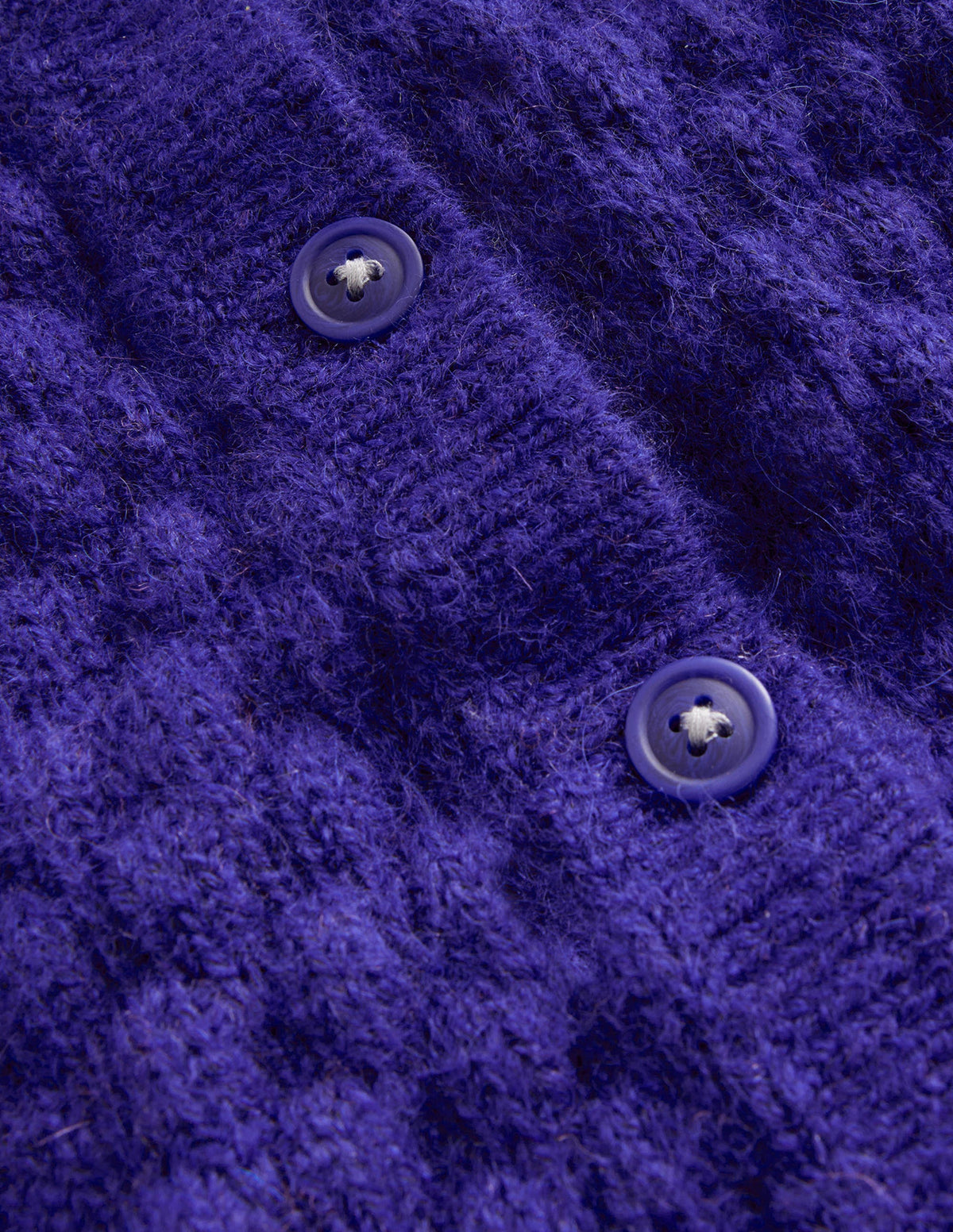 Bobble Stitch Cardigan-Bluing Blue-3