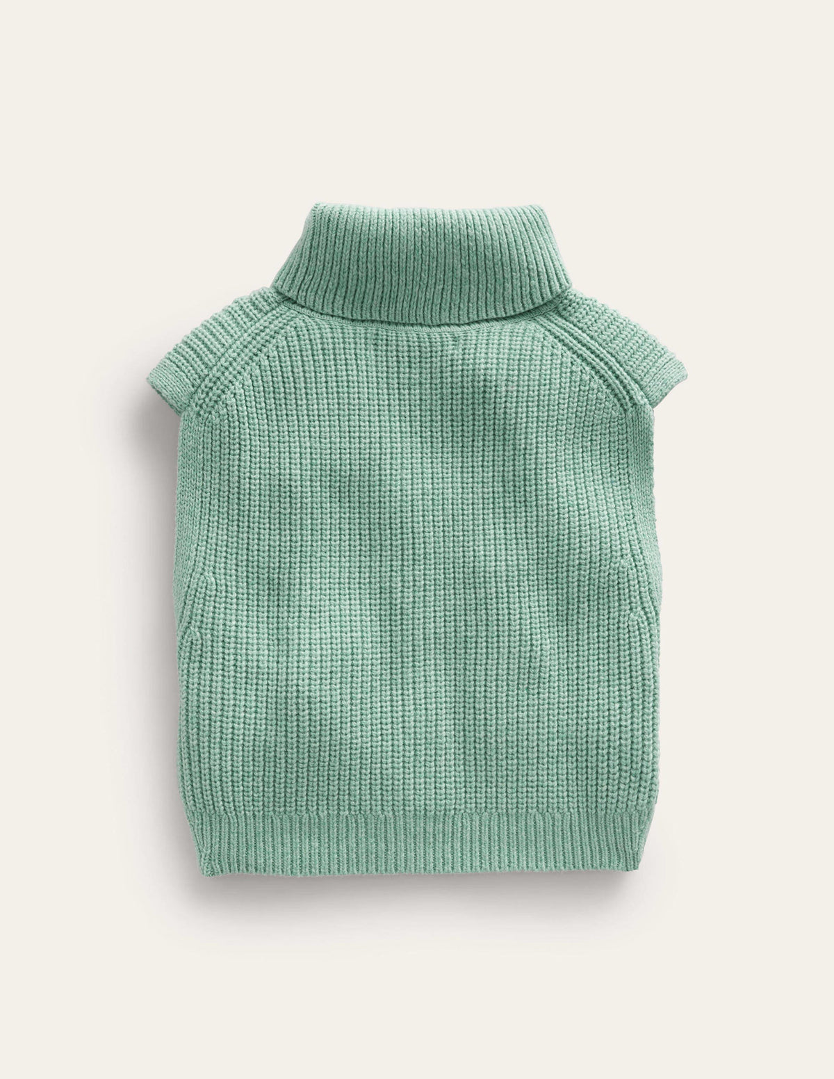 Roll Neck Tank-Green smoke - Image 2