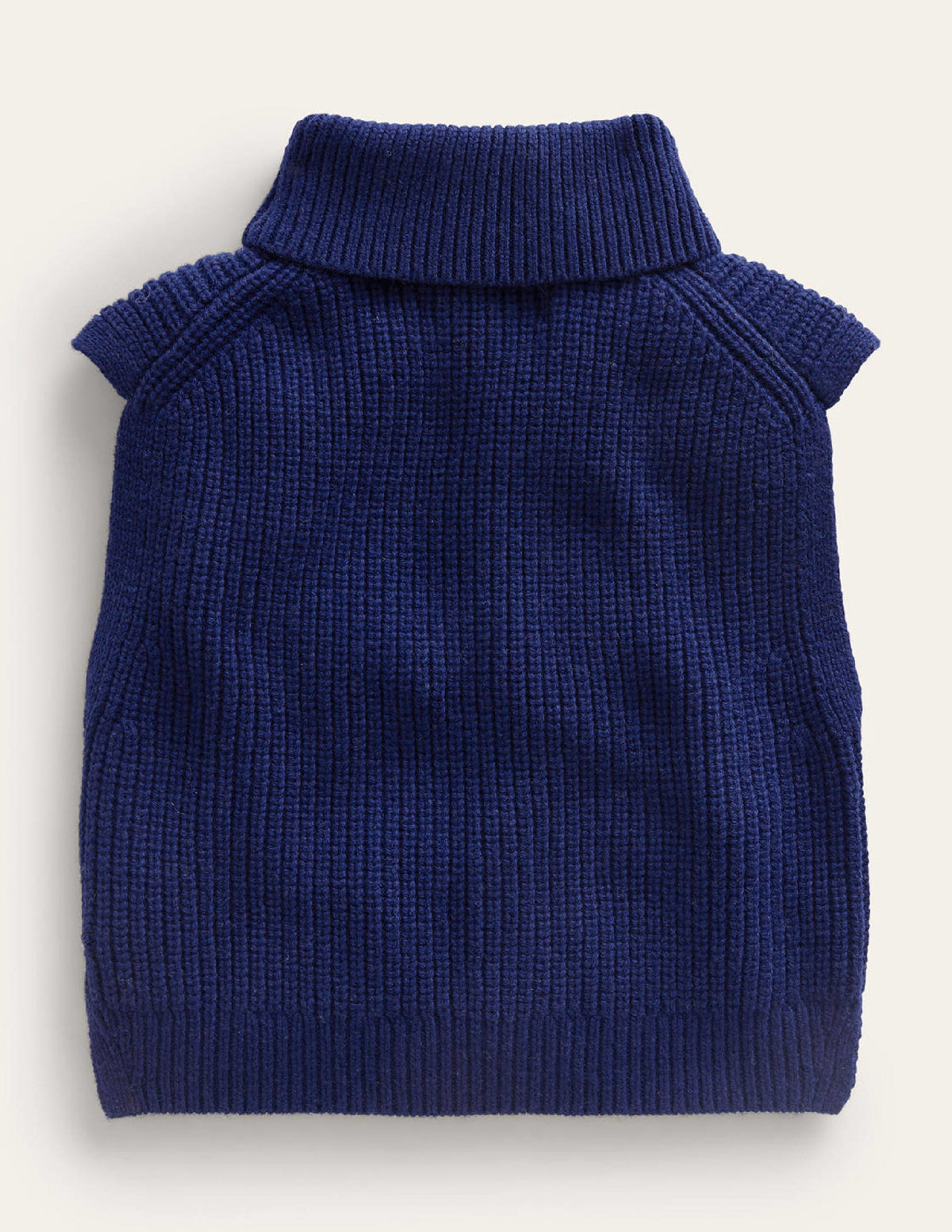 Roll Neck Tank-College Navy - Image 2