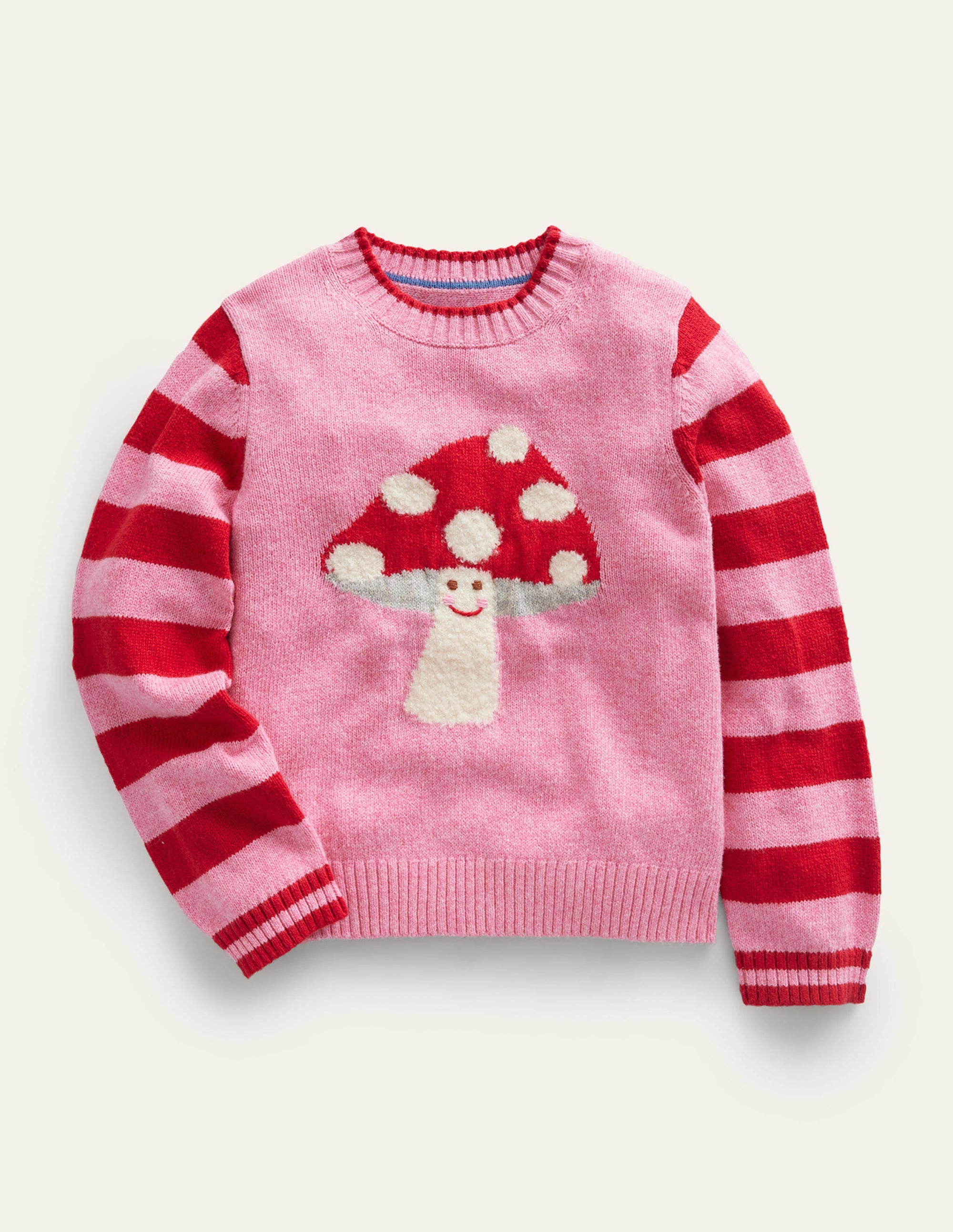 Boucle Toadstool Sweater-Azalea Toadstool - Image 1