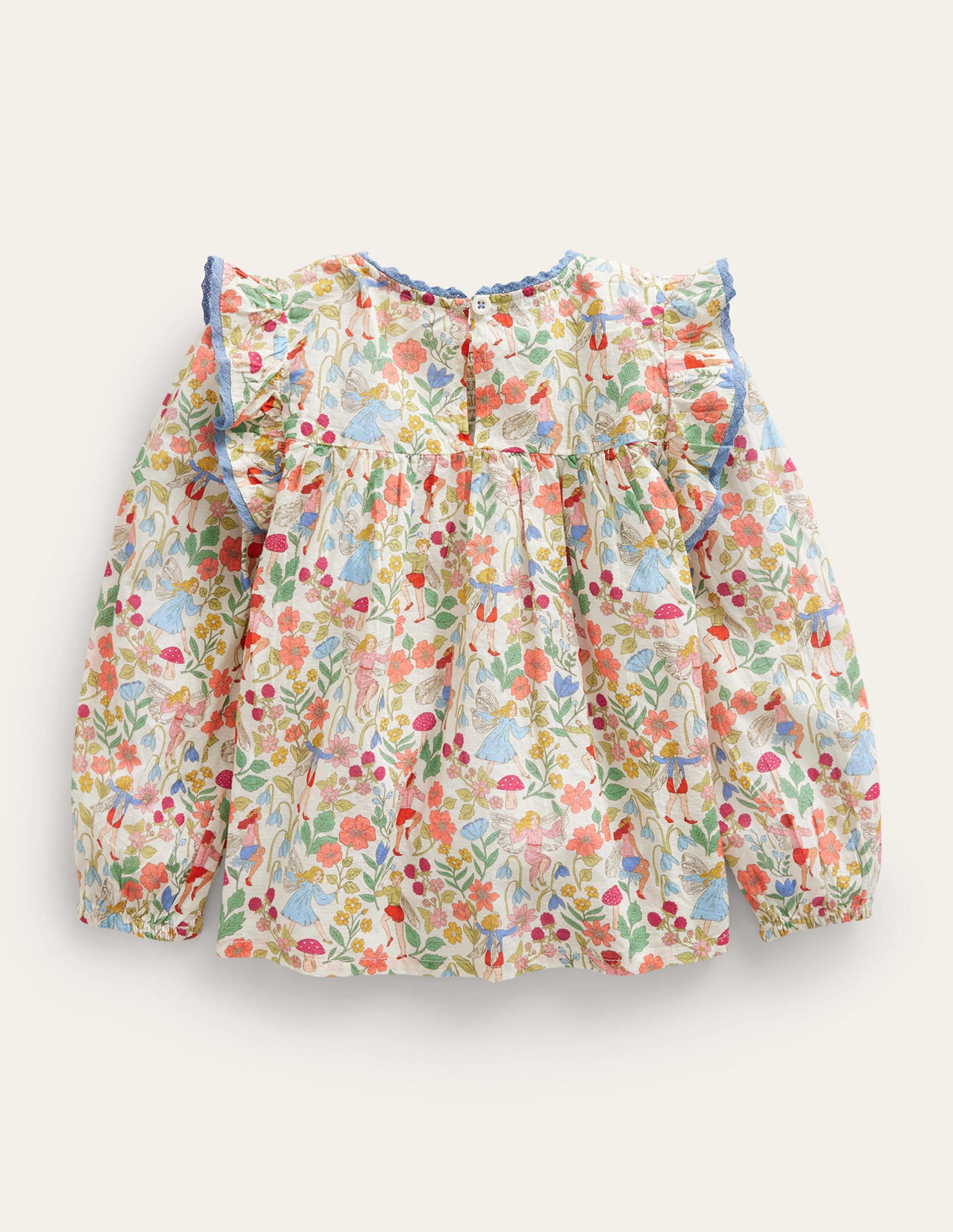 Smocked Ruffle Blouse-Vanilla Fairies - Image 2