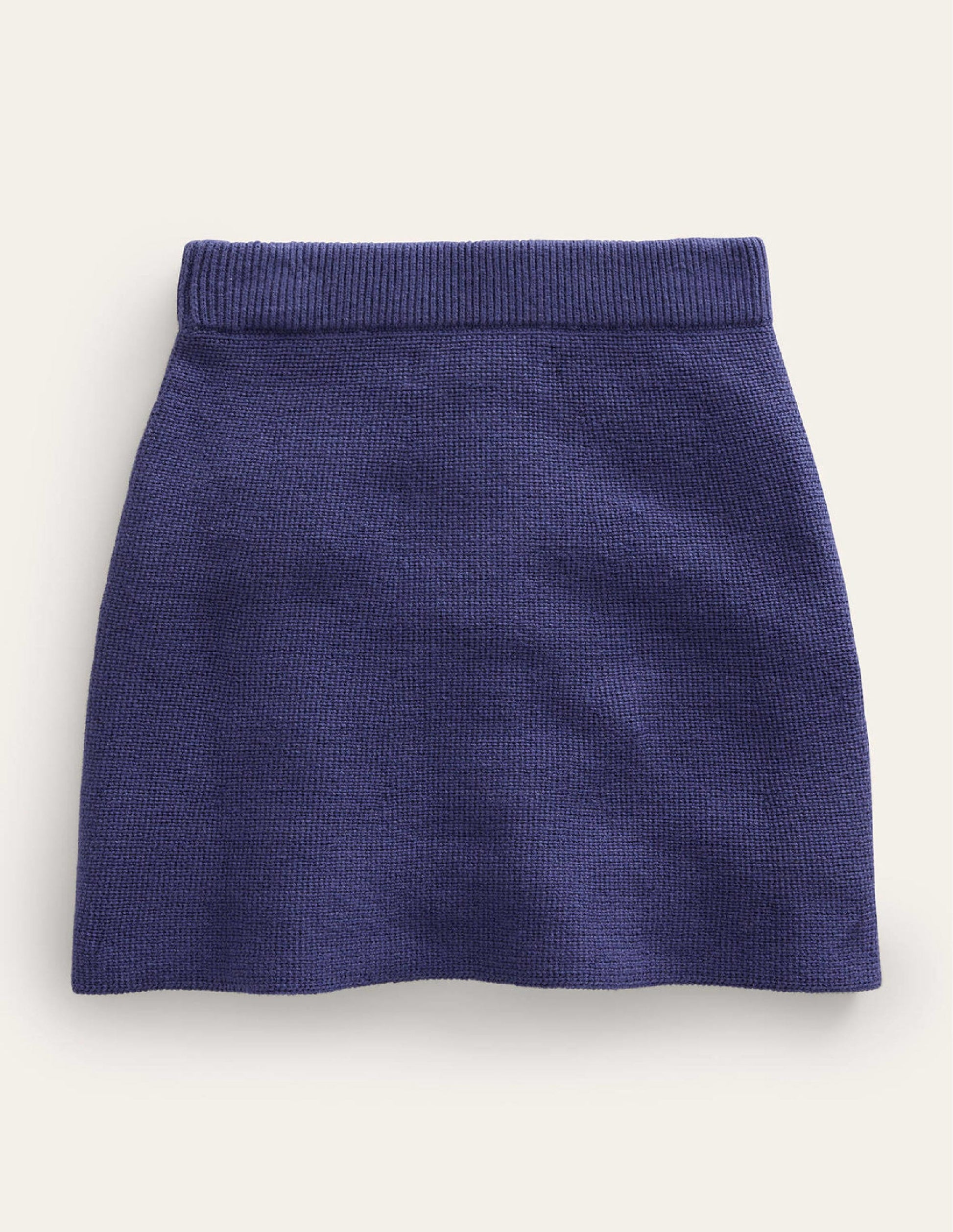 Knitted Skirt-College Navy-2