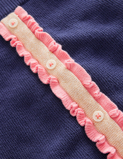 Knitted Skirt-College Navy-3