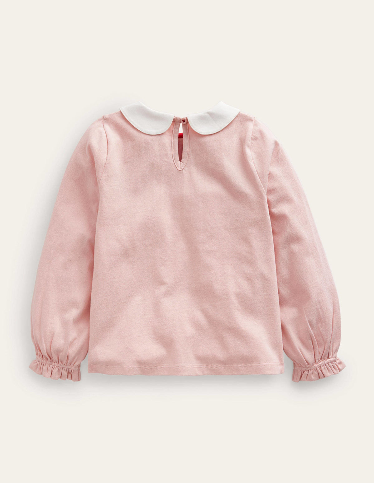 Collared Jersey Top-Provence Dusty Pink - Image 2