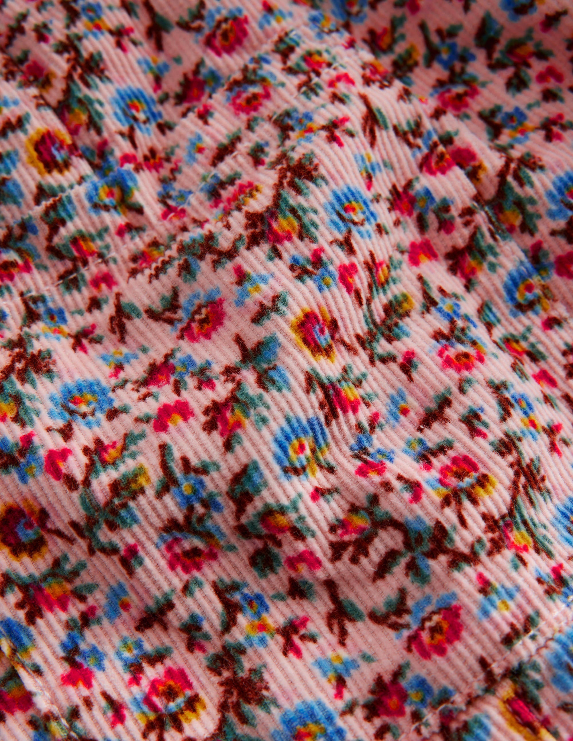 Relaxed Cord Overalls-Light Pink Bramble - Image 3