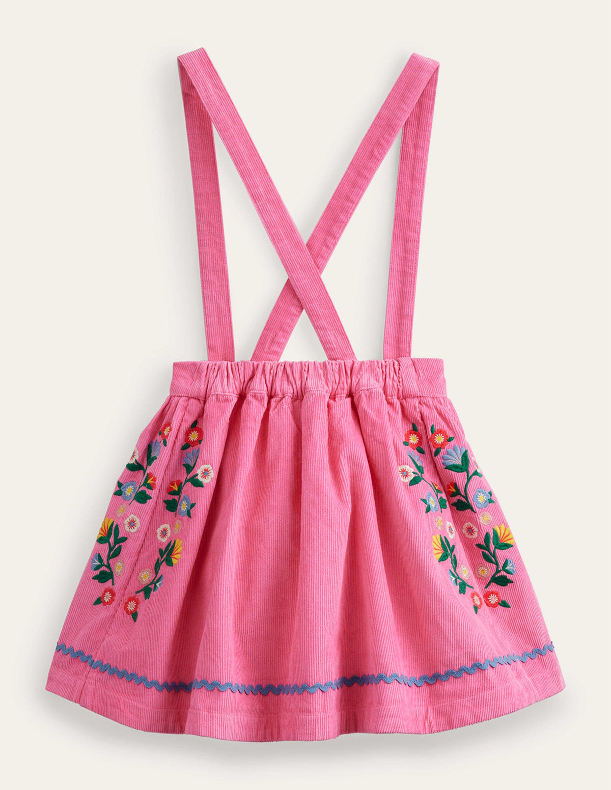 Heritage Embroidered Skirt-Knockout Pink Embroidery - Image 2