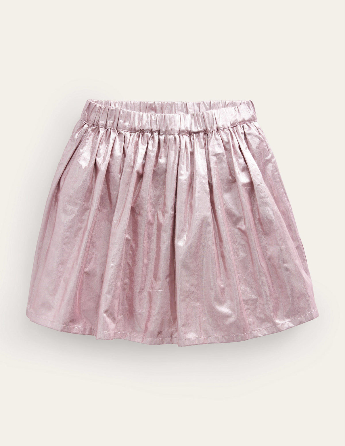 Metallic Party Skirt-Almond Pink - Image 1