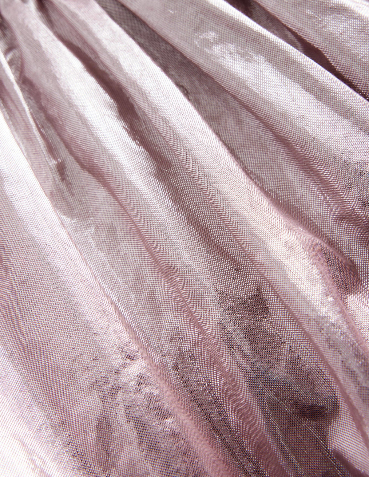Metallic Party Skirt-Almond Pink - Image 3