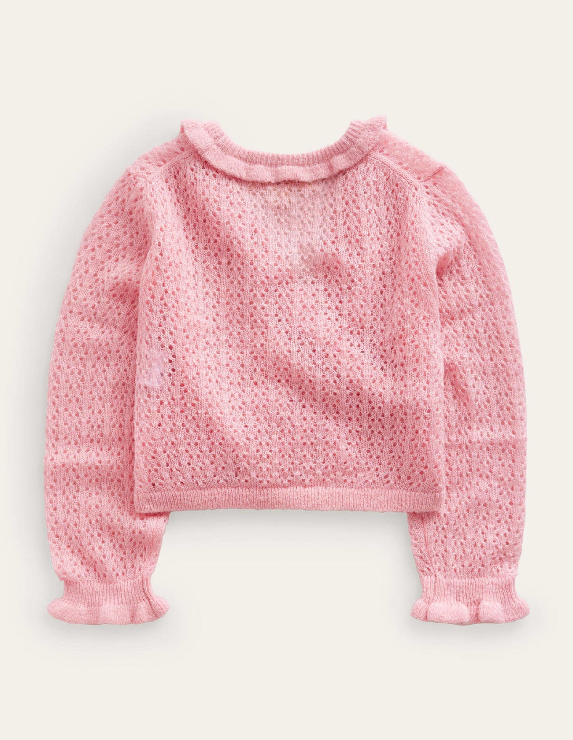 Ballet Wrap Cardigan-Almond Pink-2