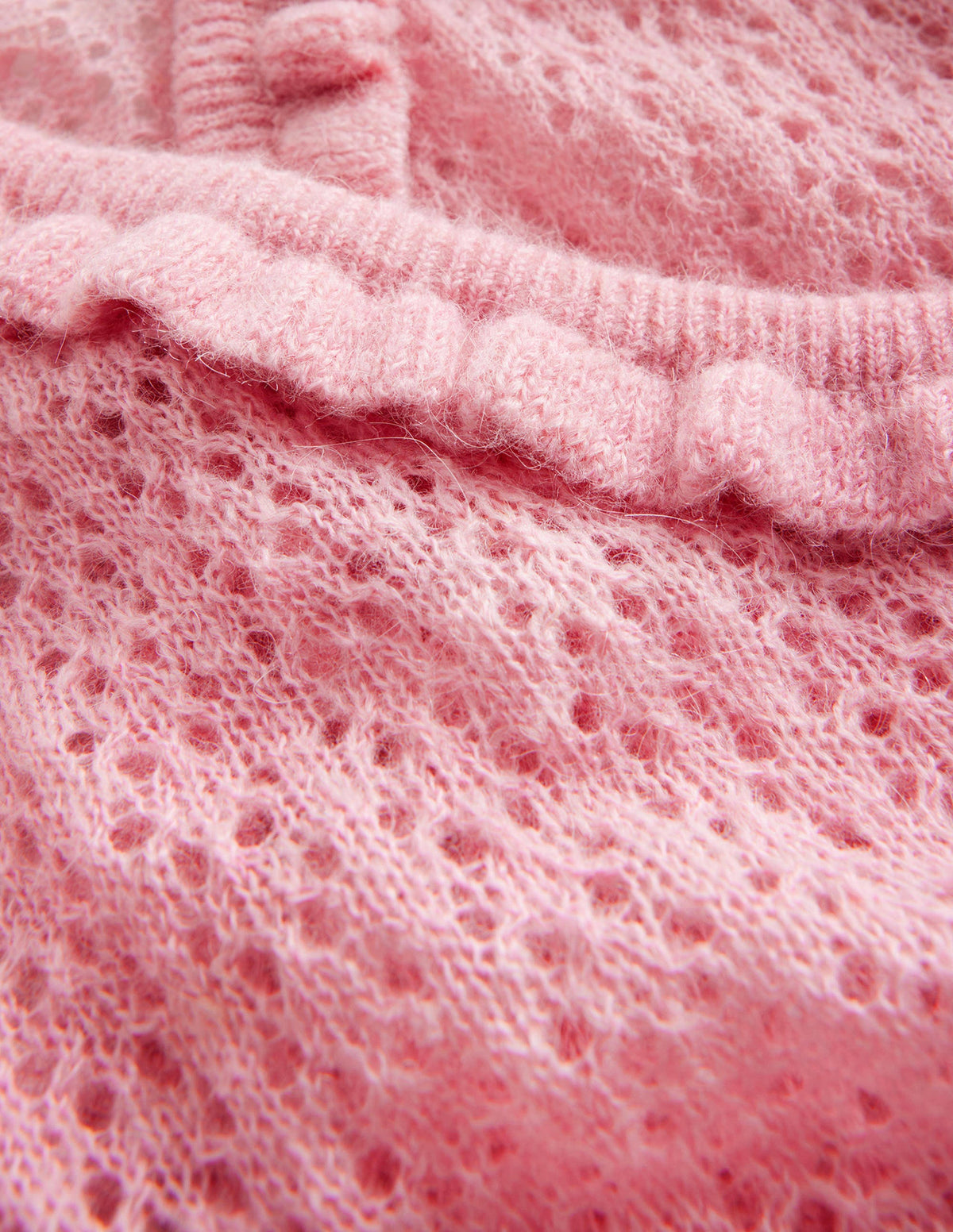 Ballet Wrap Cardigan-Almond Pink - Image 3