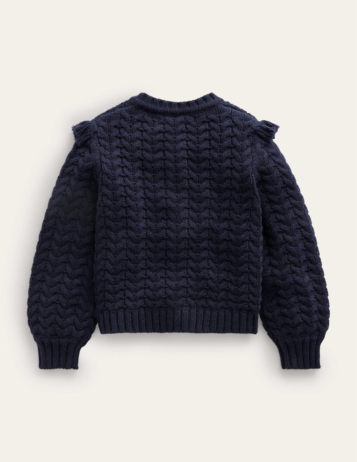 Tassel Cardigan-Navy - Image 2