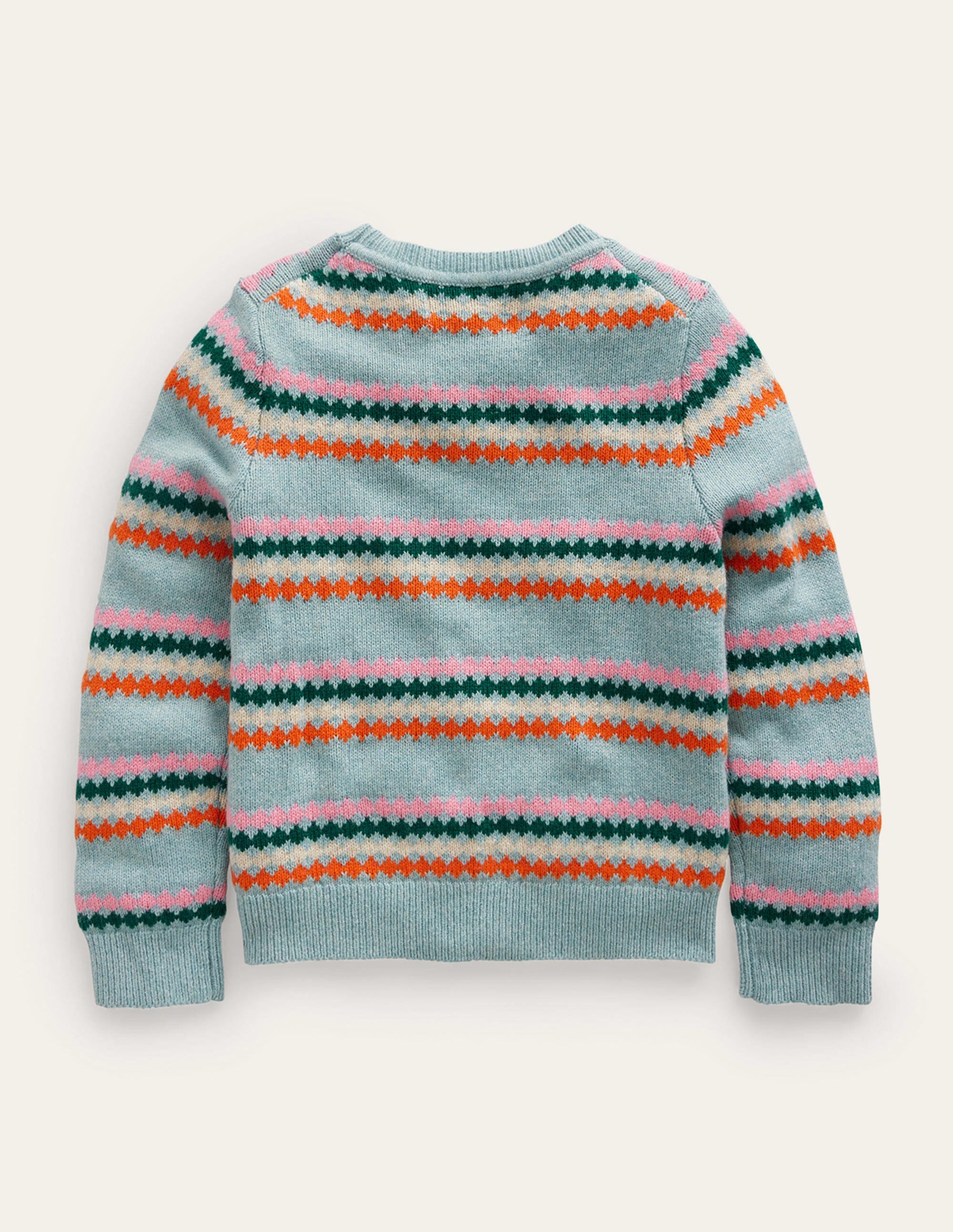 Fair Isle Sweater-Dusk Blue Stripe - Image 2