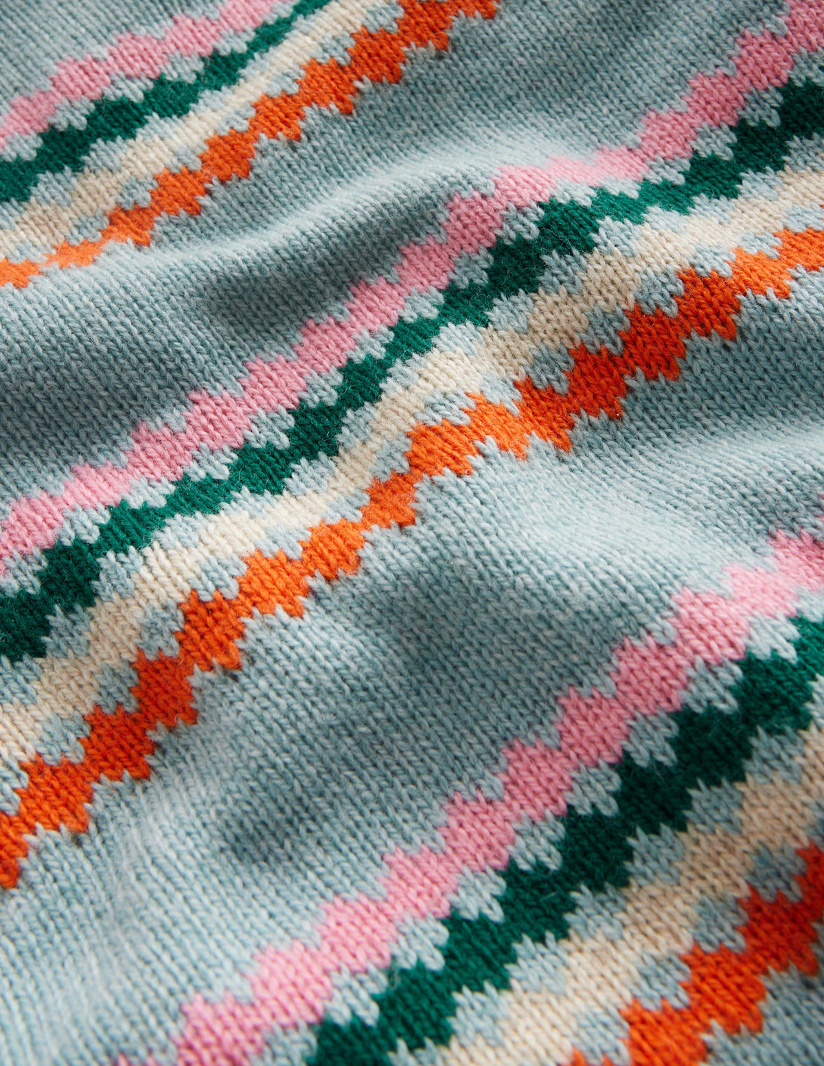Fair Isle Sweater-Dusk Blue Stripe - Image 3